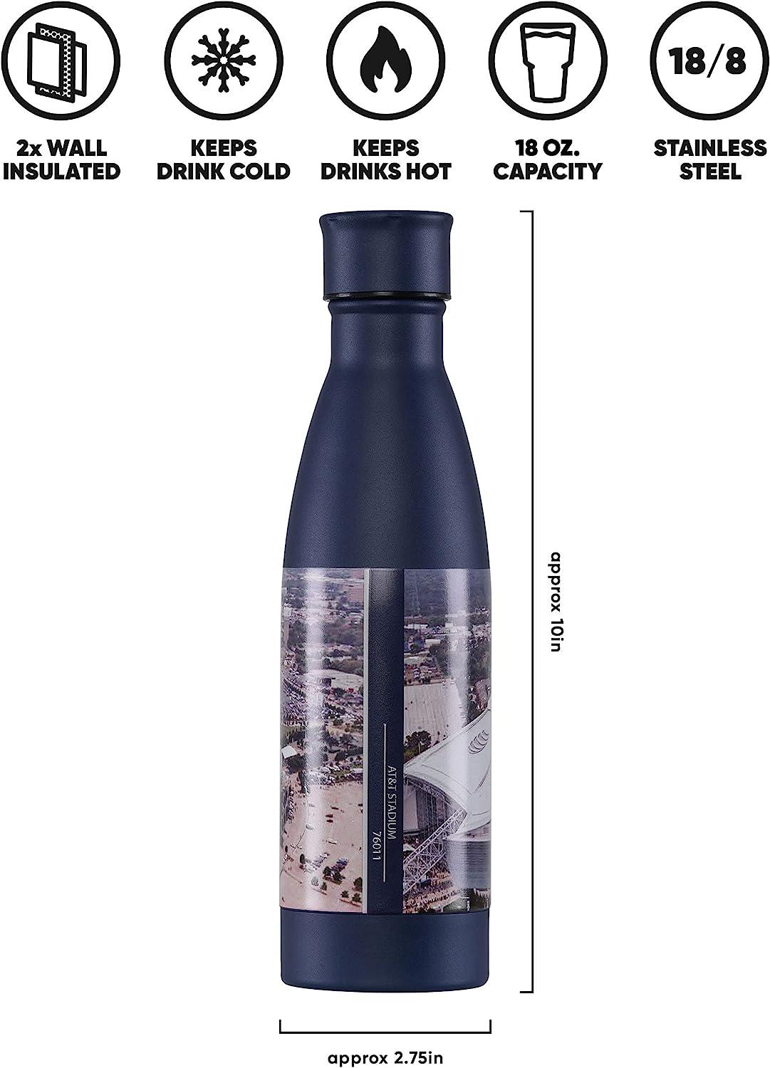 Cowboys Stainless Steel Water Bottle 