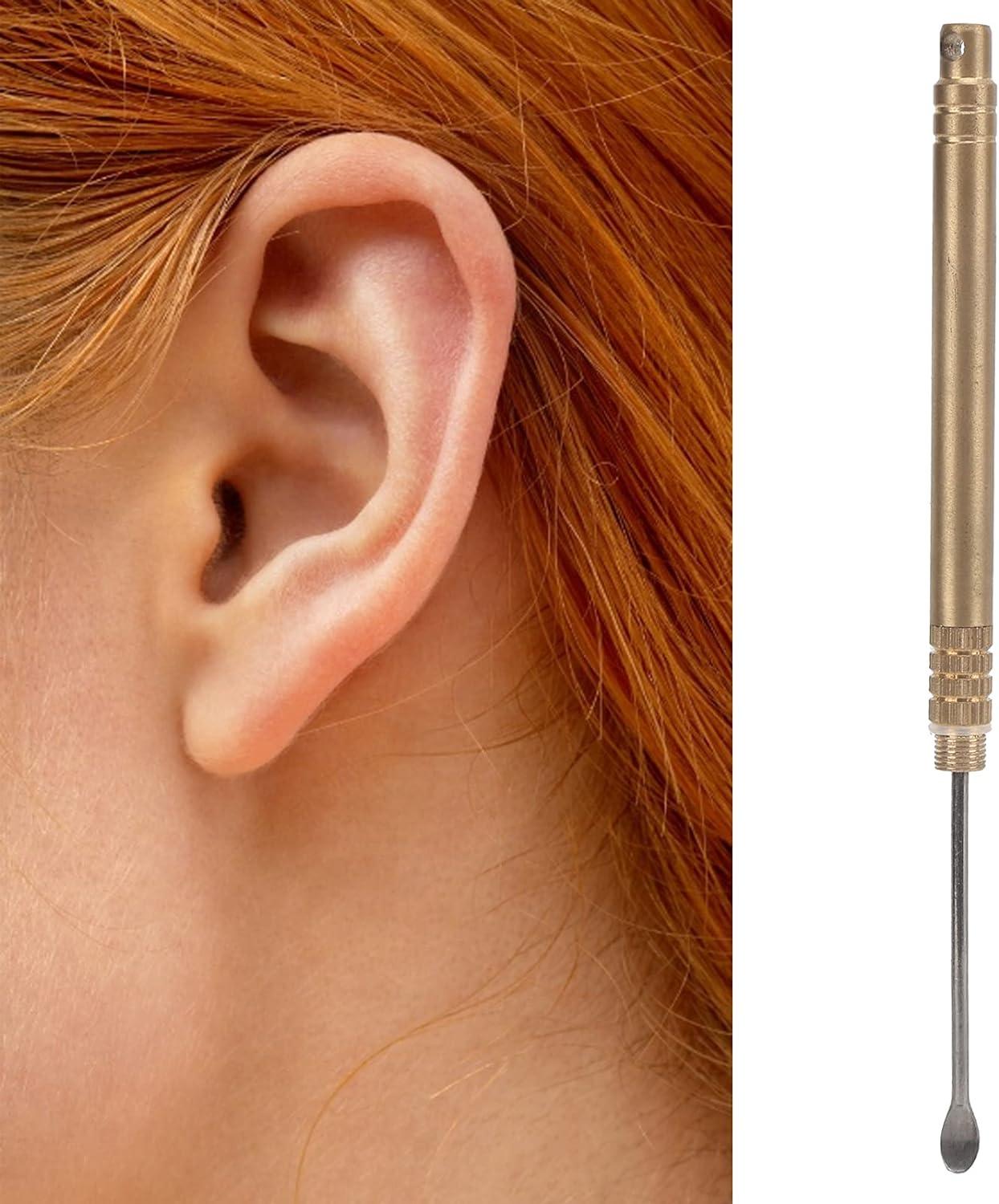 HERCHR Ear Spoon Ear Pick Curette Remover Earpick Tool Ear Spoon