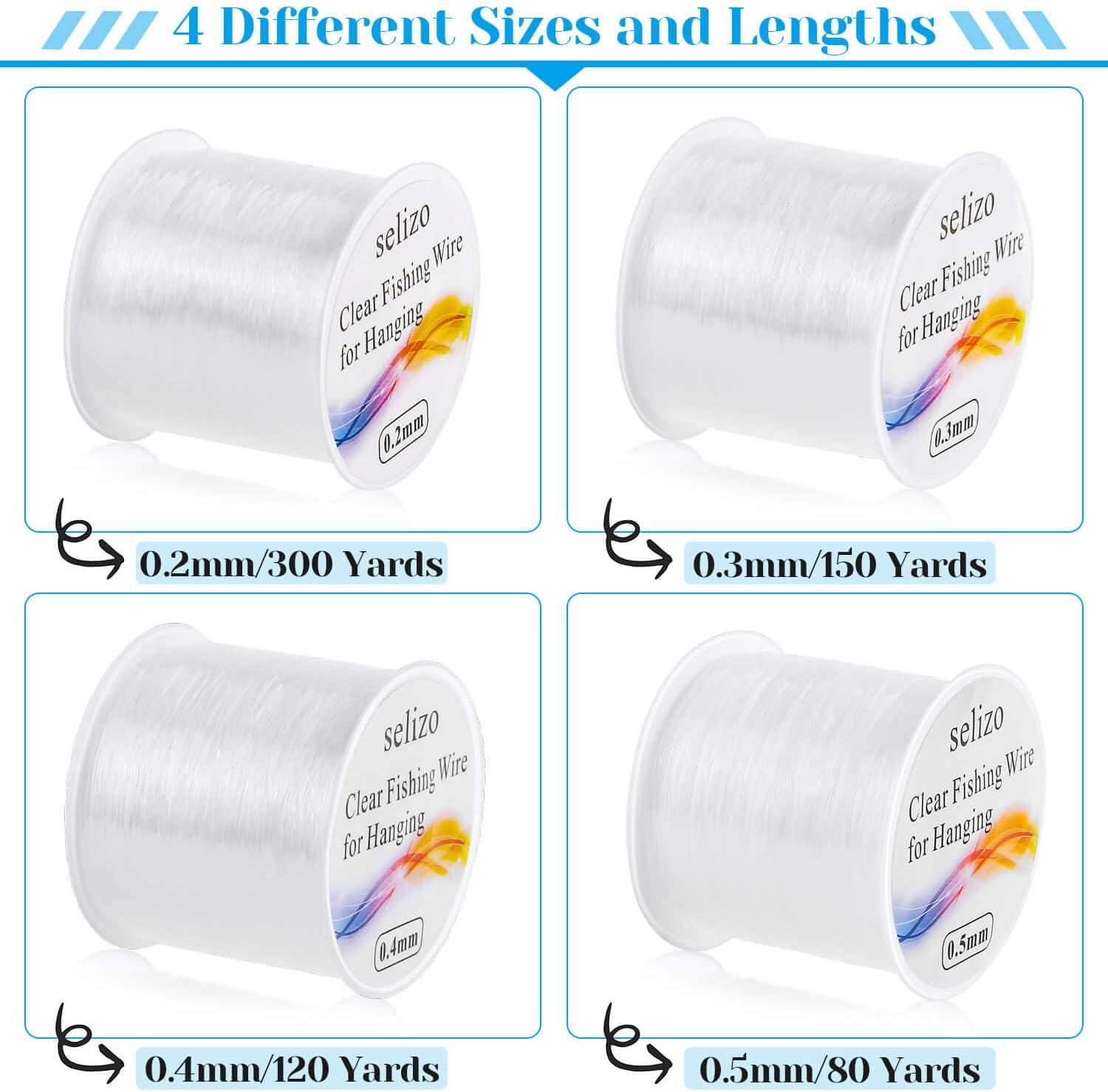 Buy Nylon Monofilament Thread - Clear White Invisible Fishing Line