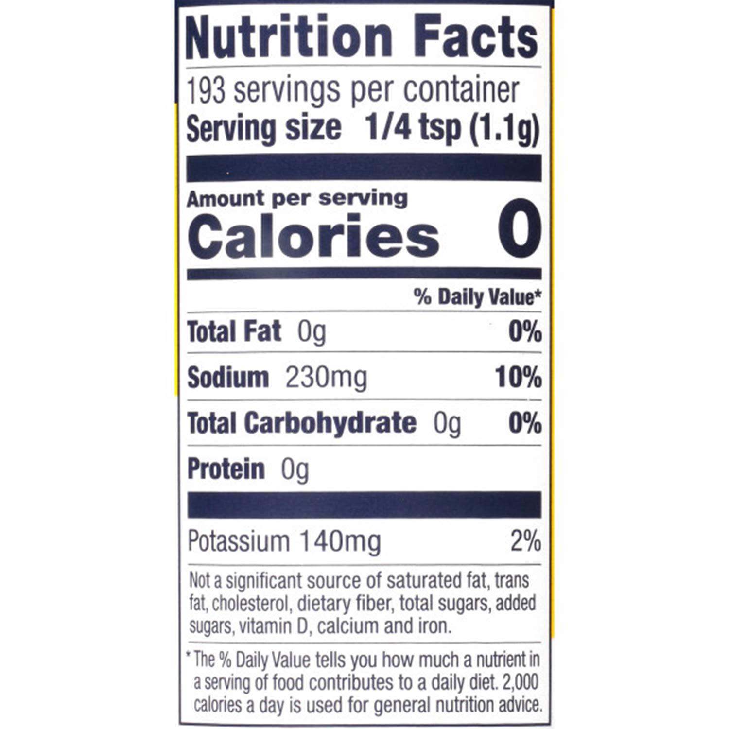 Morton Salt Nature's Seasons Seasoning Blend, 25% Less Sodium, 7.5 oz 