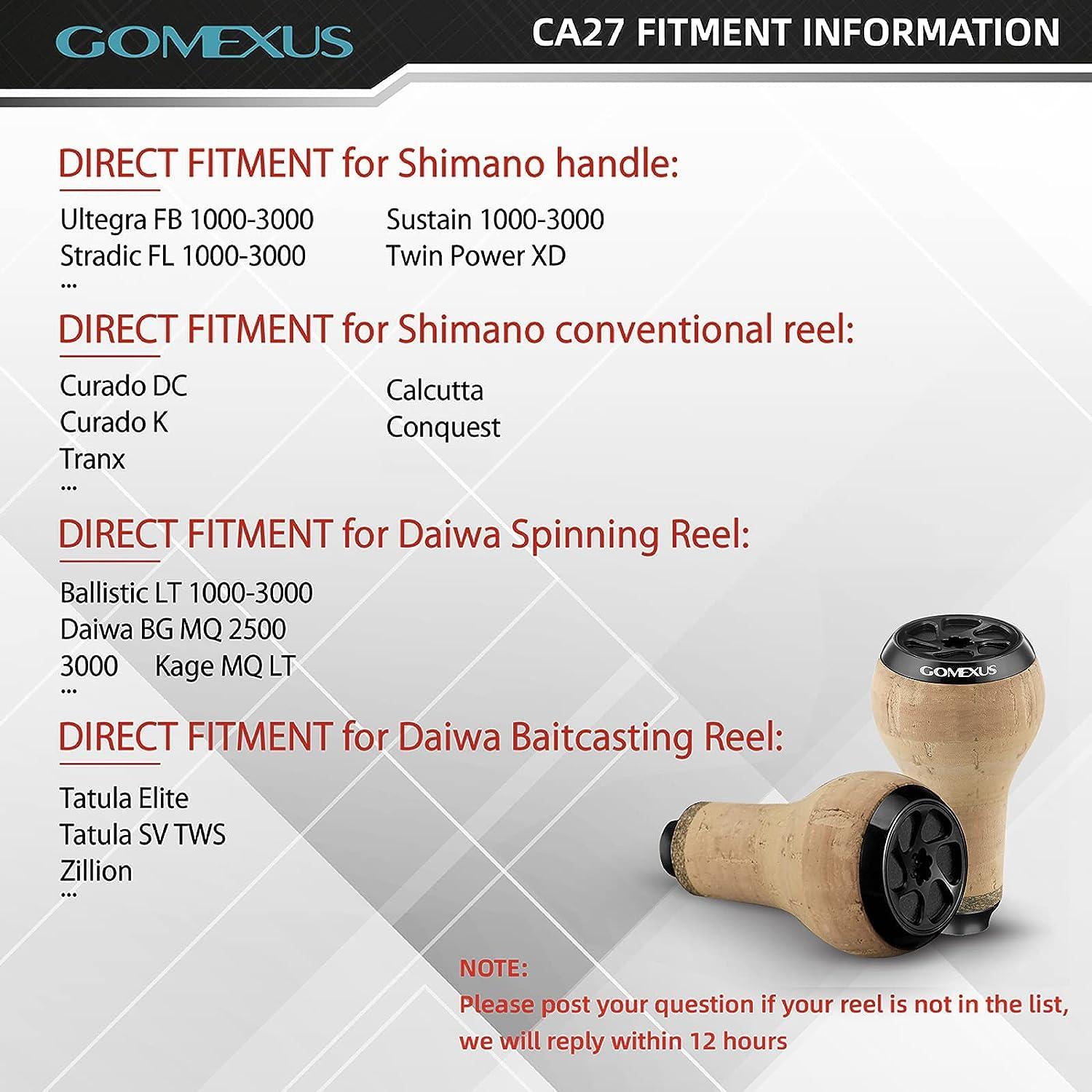 Buy GOMEXUS Spinning Reel Handle compatiable with Shimano Stradic