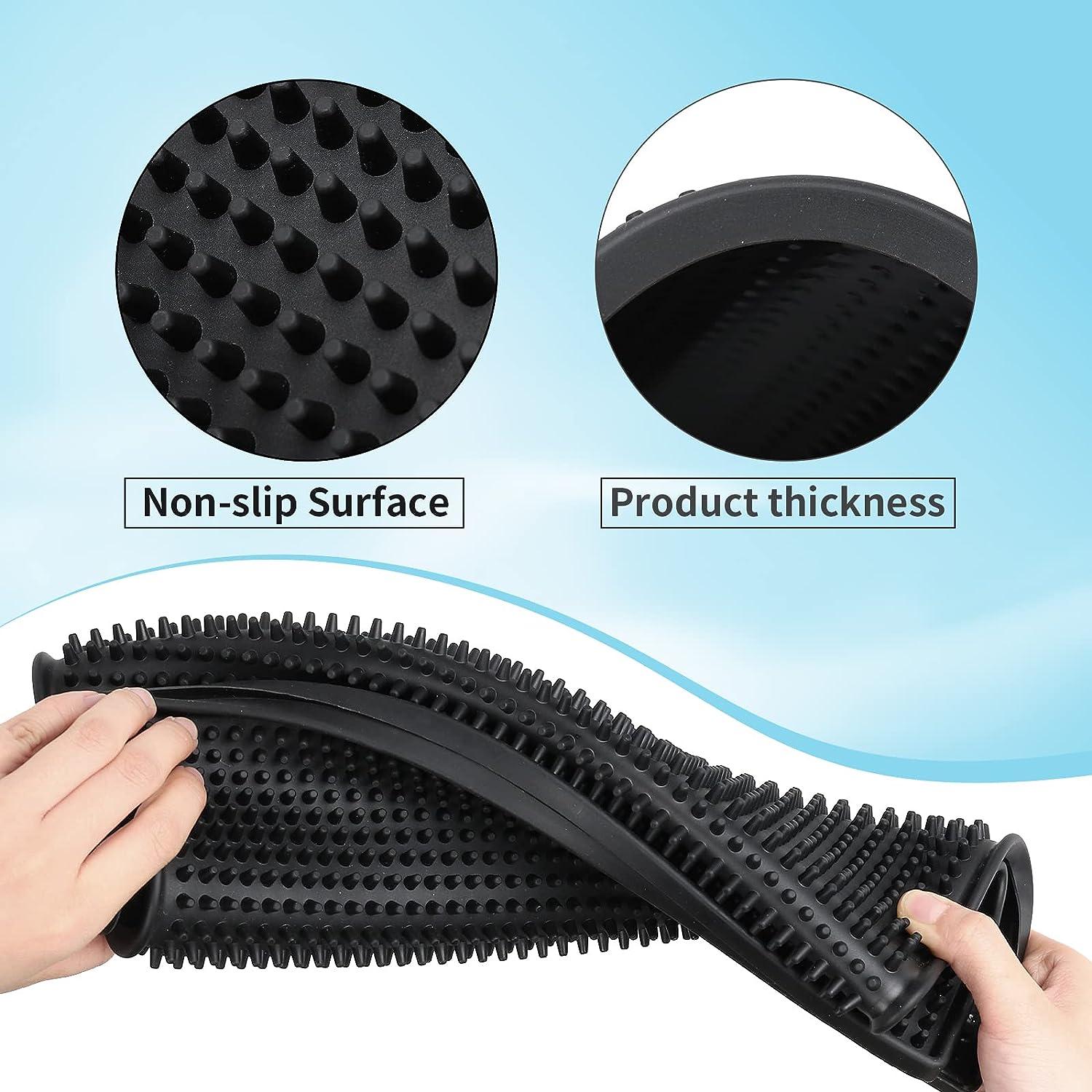 Noverlife Barber Station Hair Styling Tools Mat, Heavy Duty Non-Slip Bar Service Mat, Flexible Rubber Mat for Hair Salon Tools