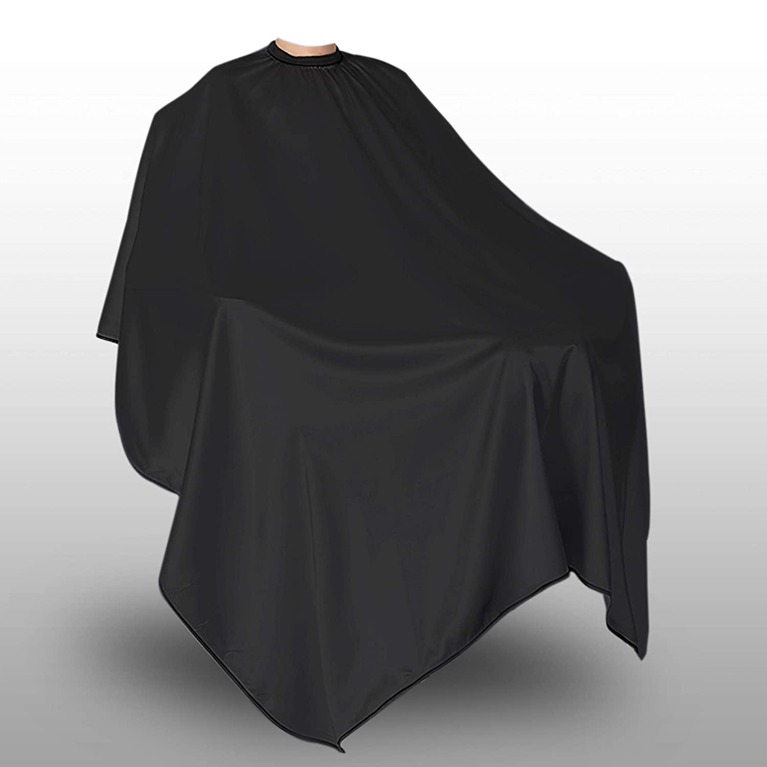 Professional Barber Cape-Large Lightweight Polyester Hair Cutting Cape-Haircut  Cape with Adjustable Neckline-Salon Cape 