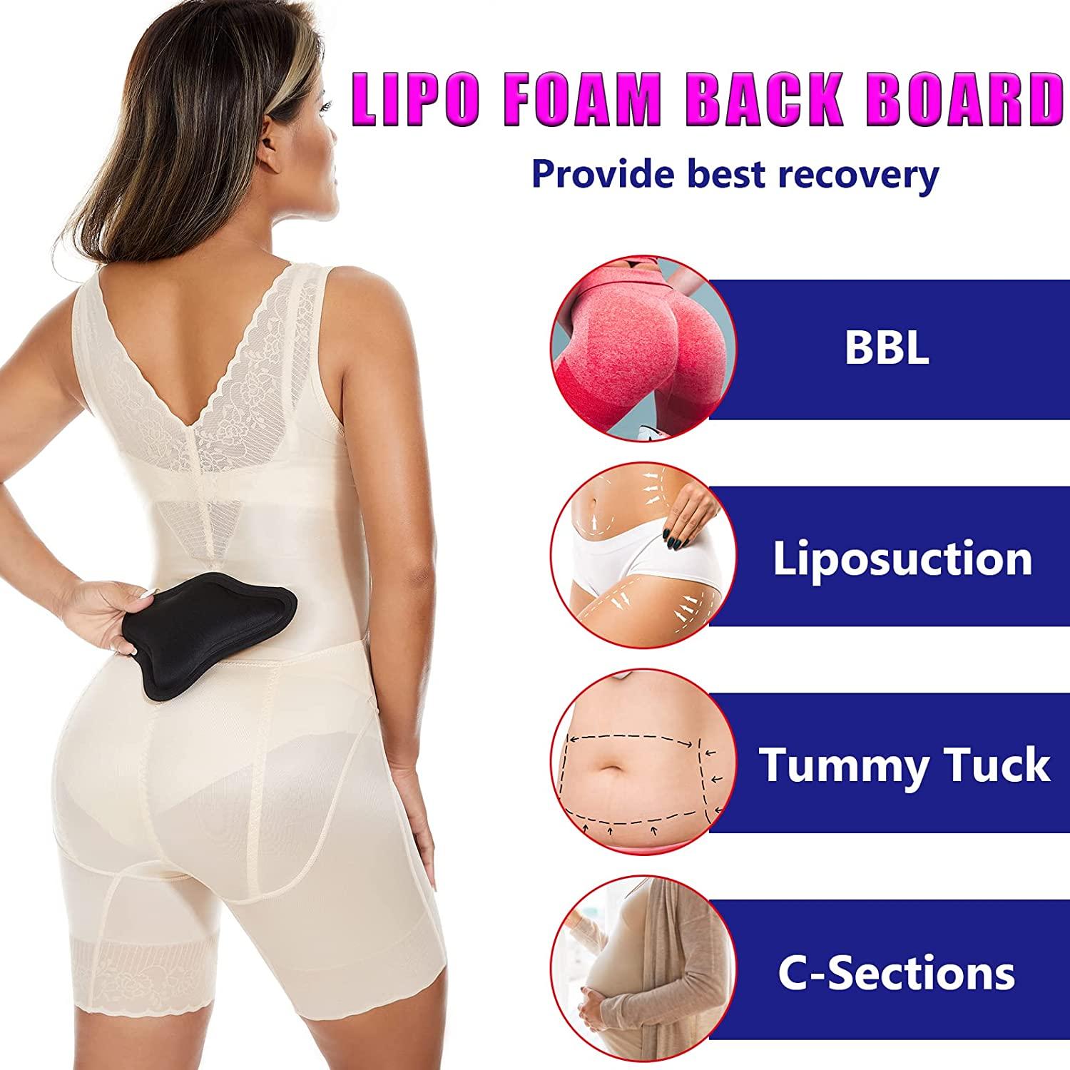 Lipo Foam Back Board, BBL Lumbar Molder, Lipo Board Post Surgery, BBL Post  Surgery Supplies, Back Compression Lipo Foam Board, Tabla Moldeadora for  BBL & Liposuction Post Surgery Recovery(Black)