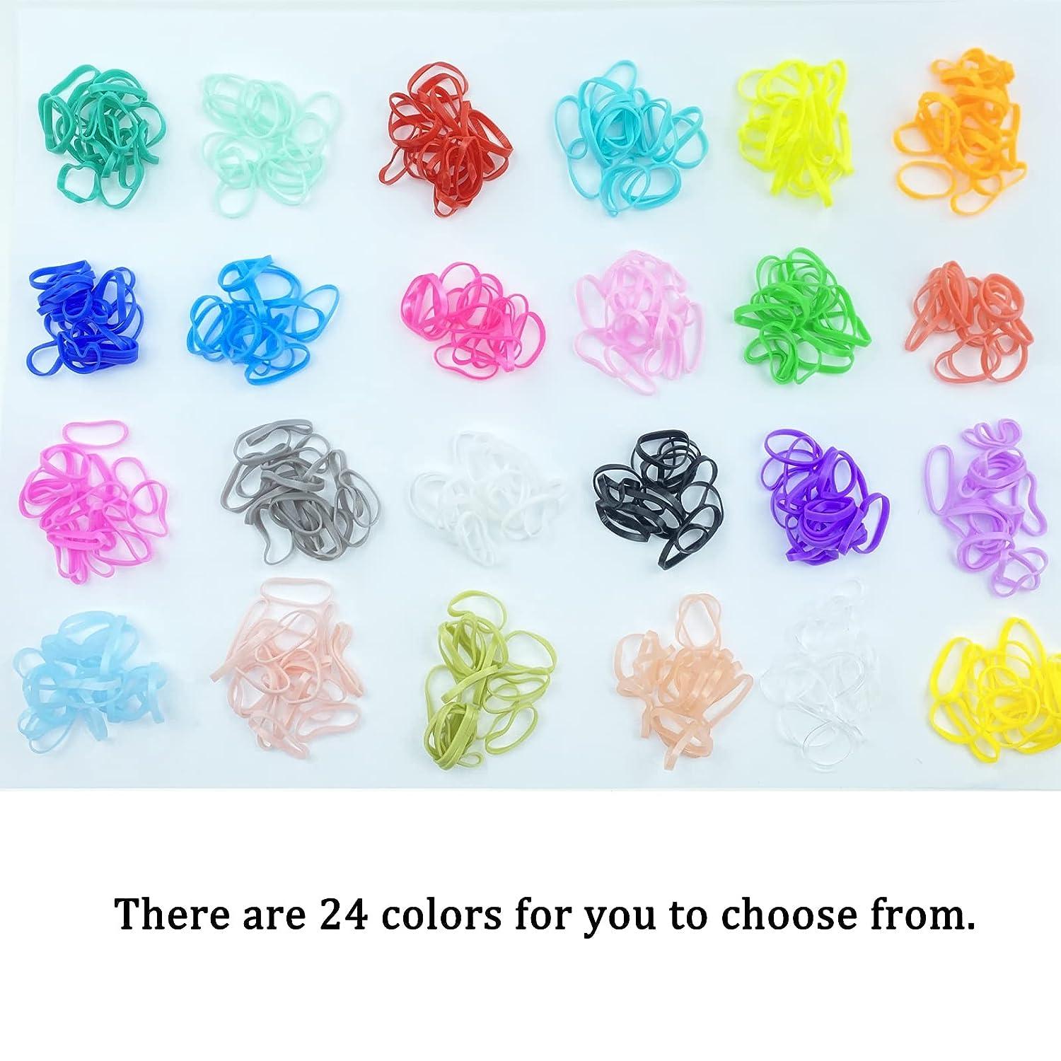 1500Pcs Hair Rubber Bands - Candy Color Tiny Hair Elastics - Rubber Hair  Ties for Girls Women's Kid Ponytail Holders - Elastic Small Ties in 24  Colors.