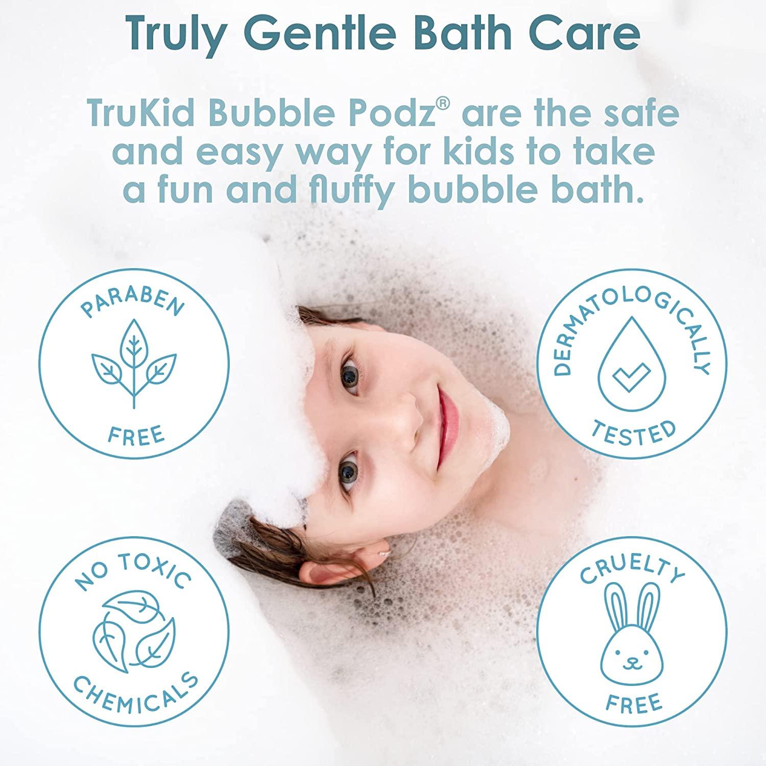 Bubble Podz Bubble Bath for Baby & Kid, Refreshing Bath Bomb Natural  Moisturizer