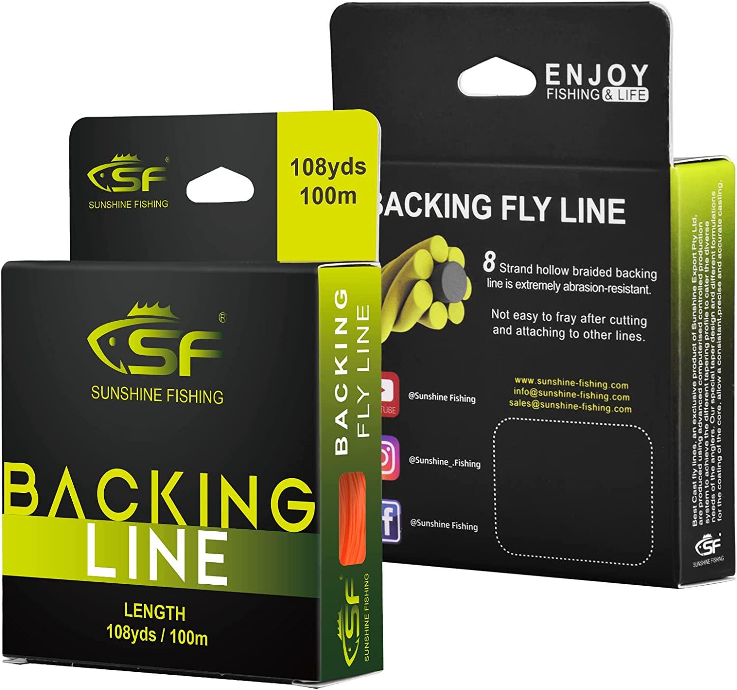 Fly Fishing Backing Line 20lb 100yards Multifilament Braided Line