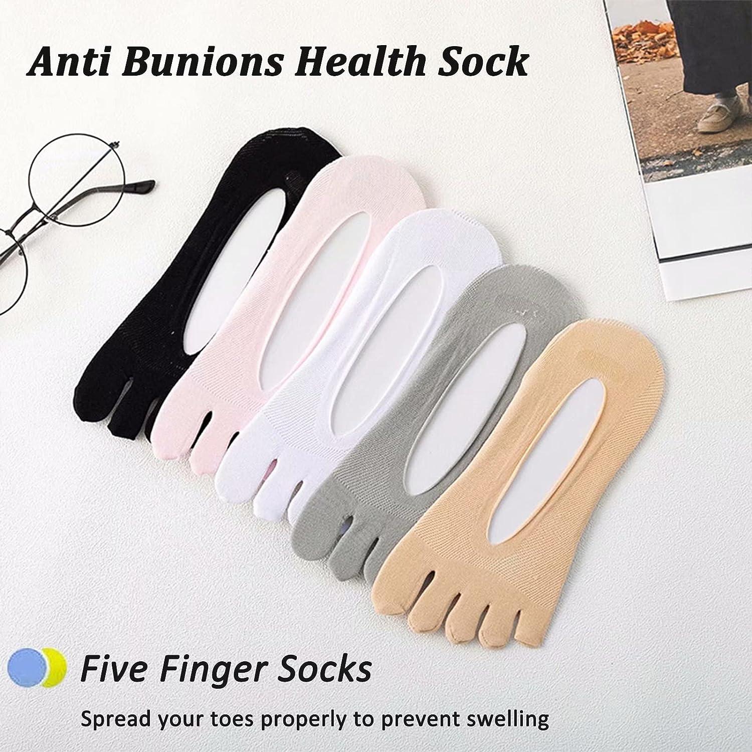 5/10Pair Projoint Antibunions Health Sock - Sock Align Toe Socks for Bunion  - Sockalign Bunion Socks - Orthotoe Compression Socks Five Finger Socks (5  Pairs)