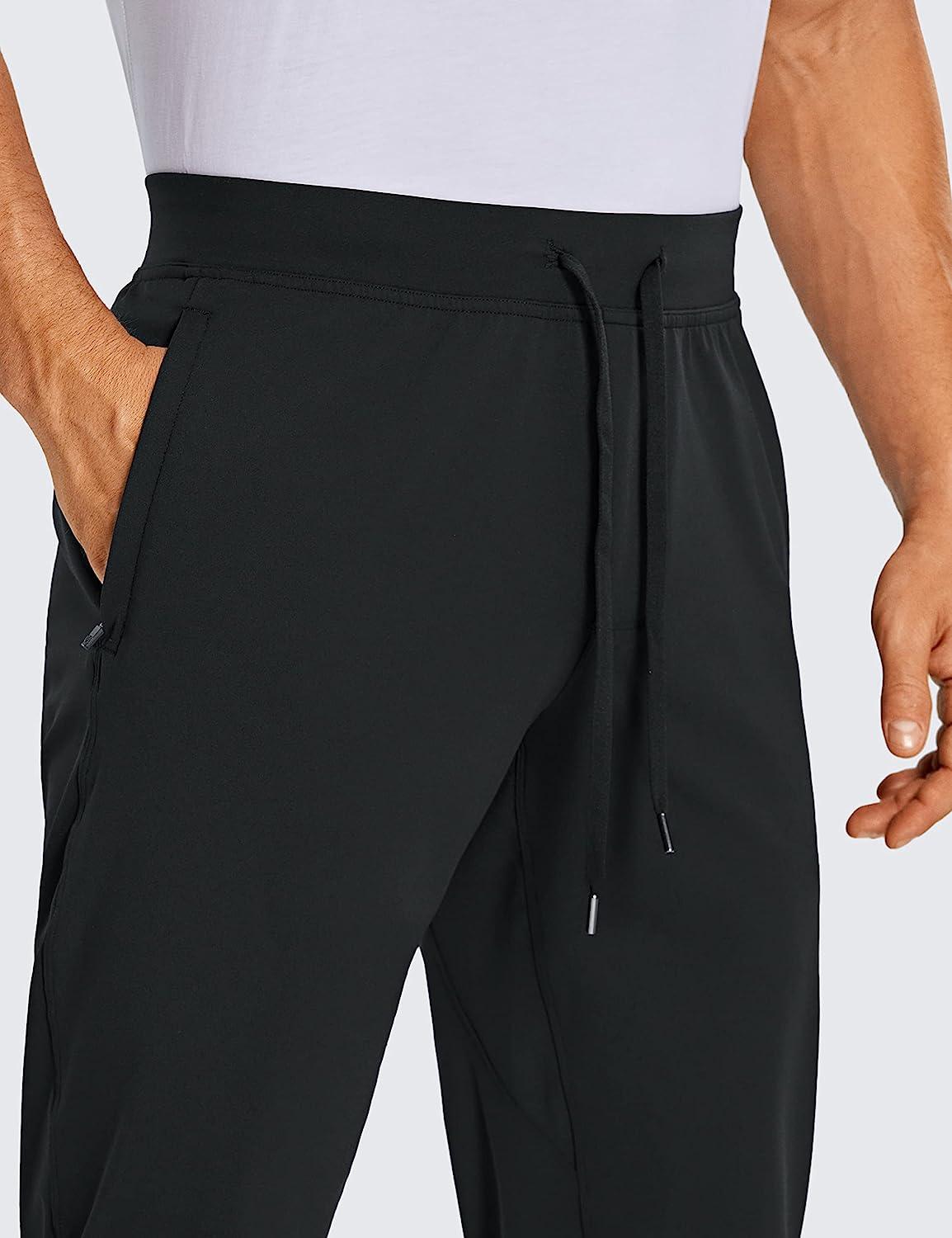 CRZ YOGA On the Travel Men's 30 Inches Golf Joggers Ankle Zipper