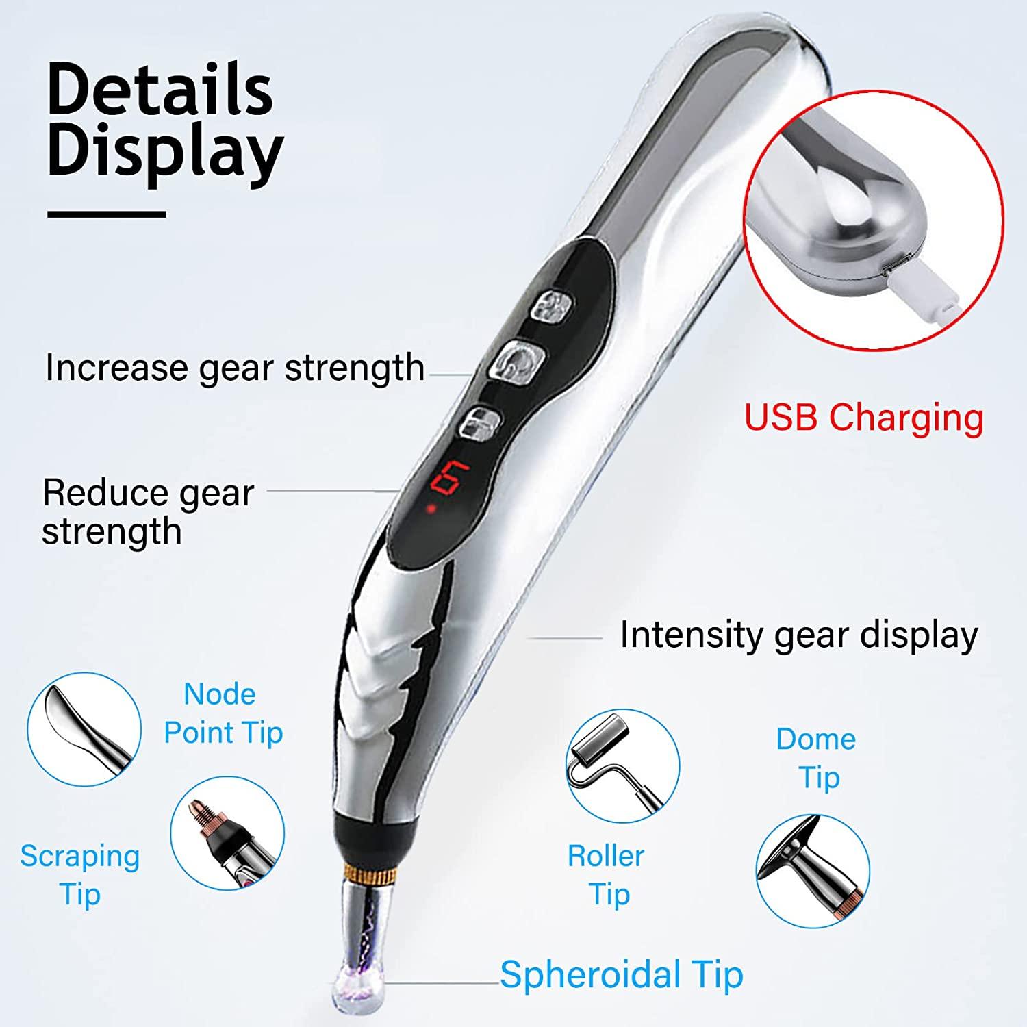5-in-1 Acupuncture Pen, Electronic Acupuncture Pen, Pain Relief