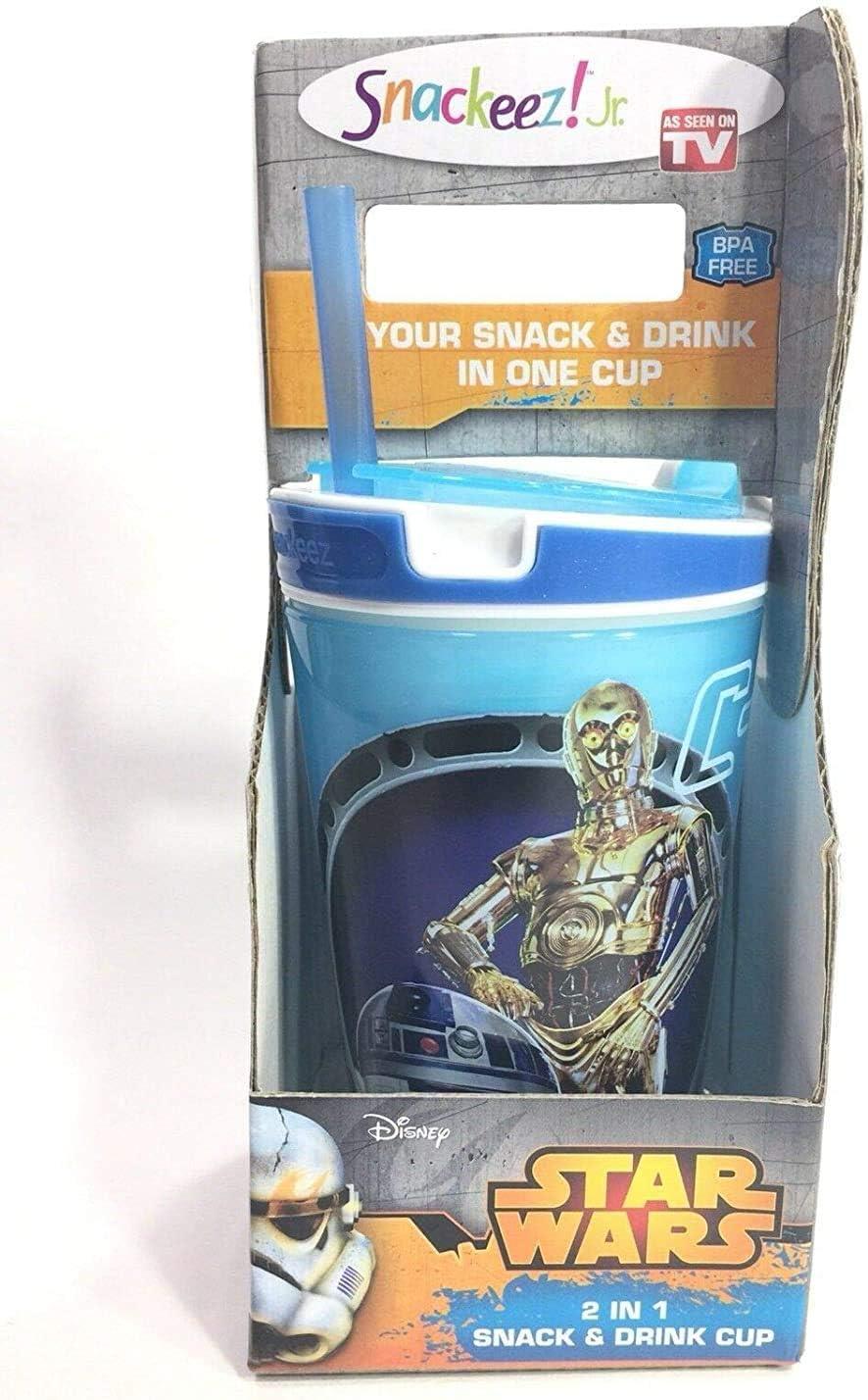 Snackeez Jr - 2-in-1 Snack & Drink Cup Star Wars 7 Movie Edition (Collage Cup)