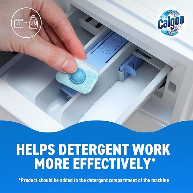 Calgon 4-In-1 Water Softener Limescale Prevention Tablets