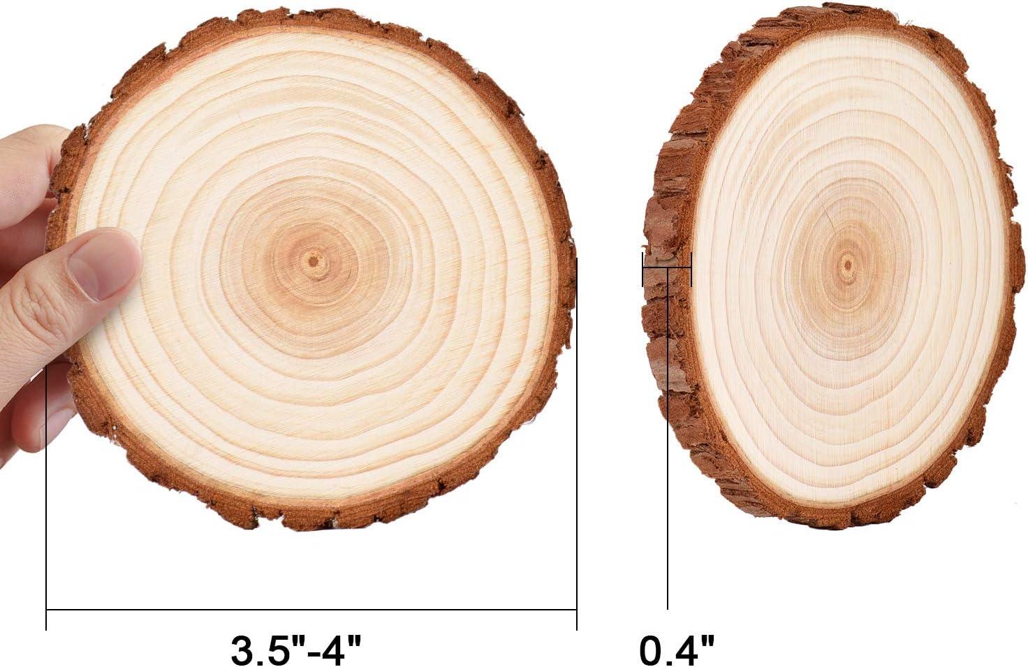 7-inch wood slice - Rustic Wood Slices
