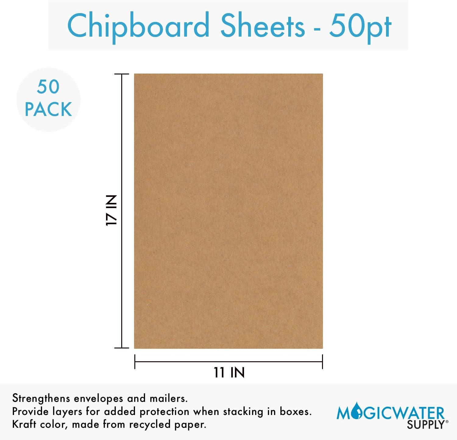 50-Point Heavy Weight Chipboard Sheets, 12 X 12 Inches, US