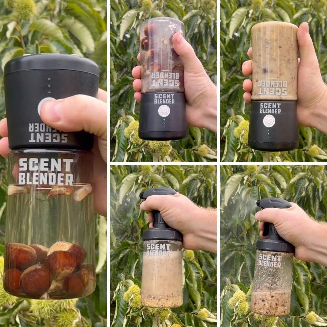  Scent Blender - Deer Hunting Attractant, Bear, Elk, & Trapping  Hunting Cover Spray - Create Your Own Cover Scents - Essential Hunting  Accessories : Sports & Outdoors