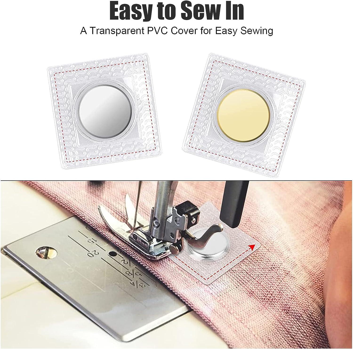 Magnetic Snap Fasteners Handbags  Sew Magnetic Snap Magnet Button