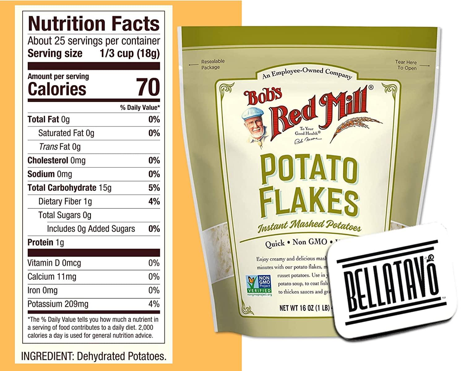 Bob's Red Mill Potato Flakes, 16-Ounce (Pack of 4)