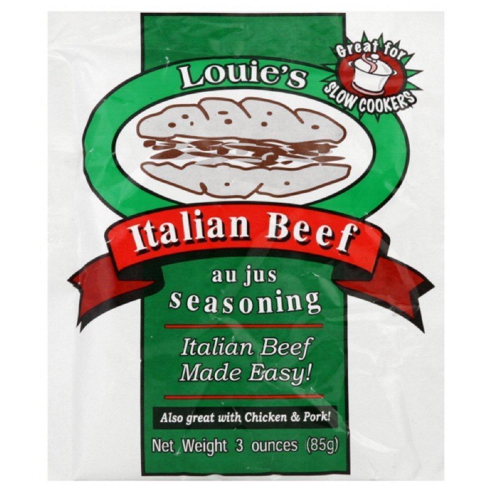 Louies Italian Beef Seasoning 3 Oz 3 Pk 3 Ounce Pack Of 3