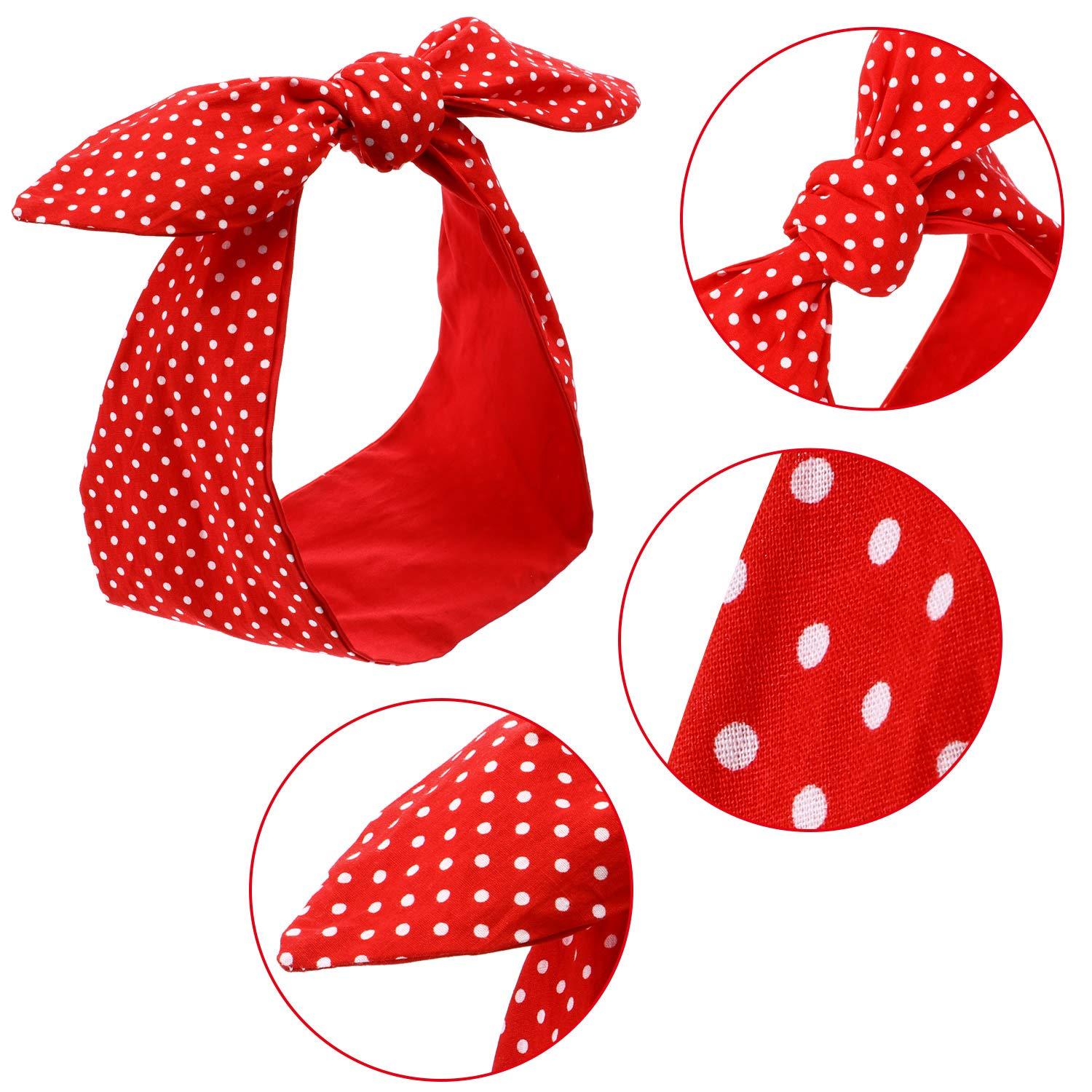 Buy YouBella Red & White Polka Dotted Hairband - Hair Accessory for Women  13875874