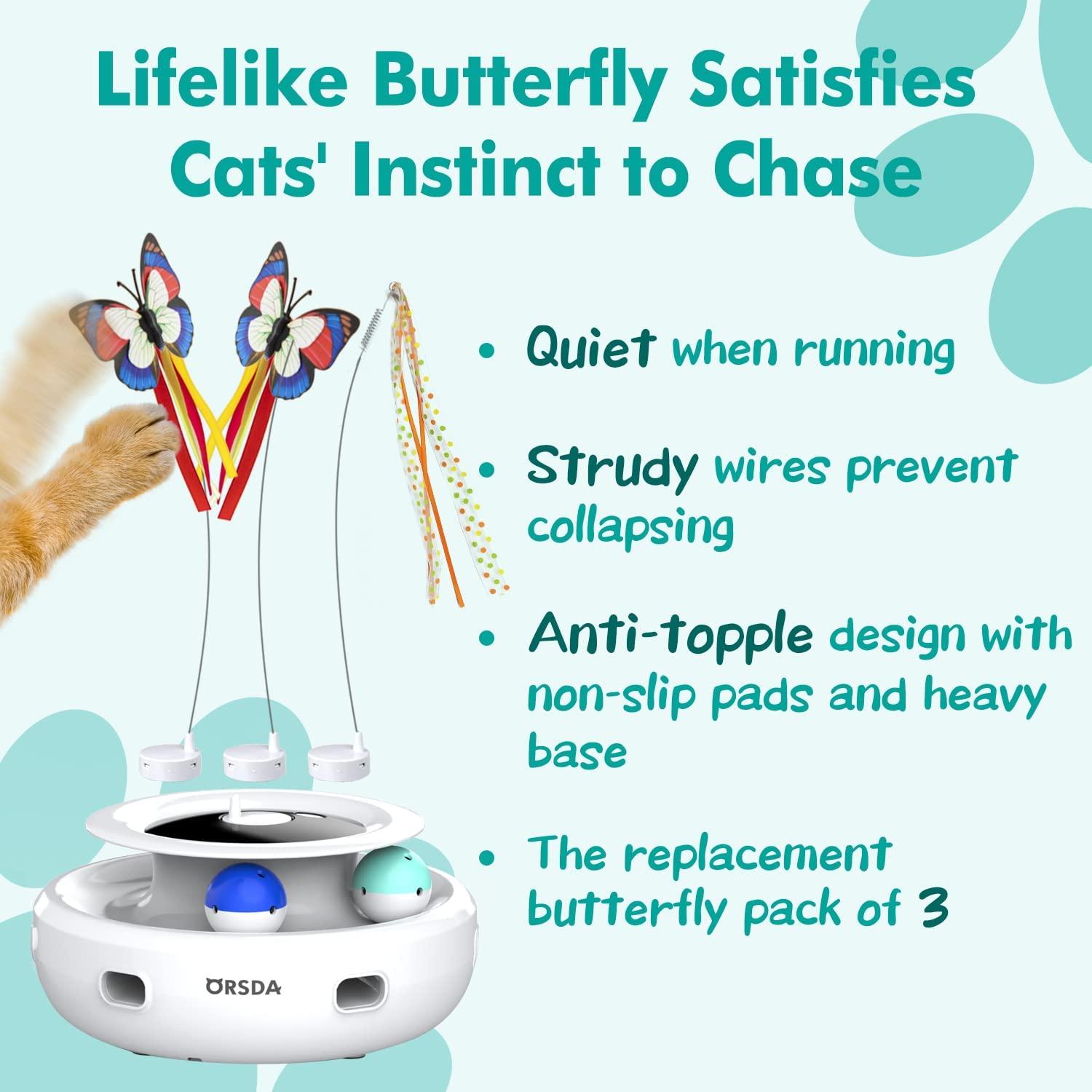 Cat Toys ORSDA 2-in-1 Interactive Cat Toys for Indoor Cats, Cat