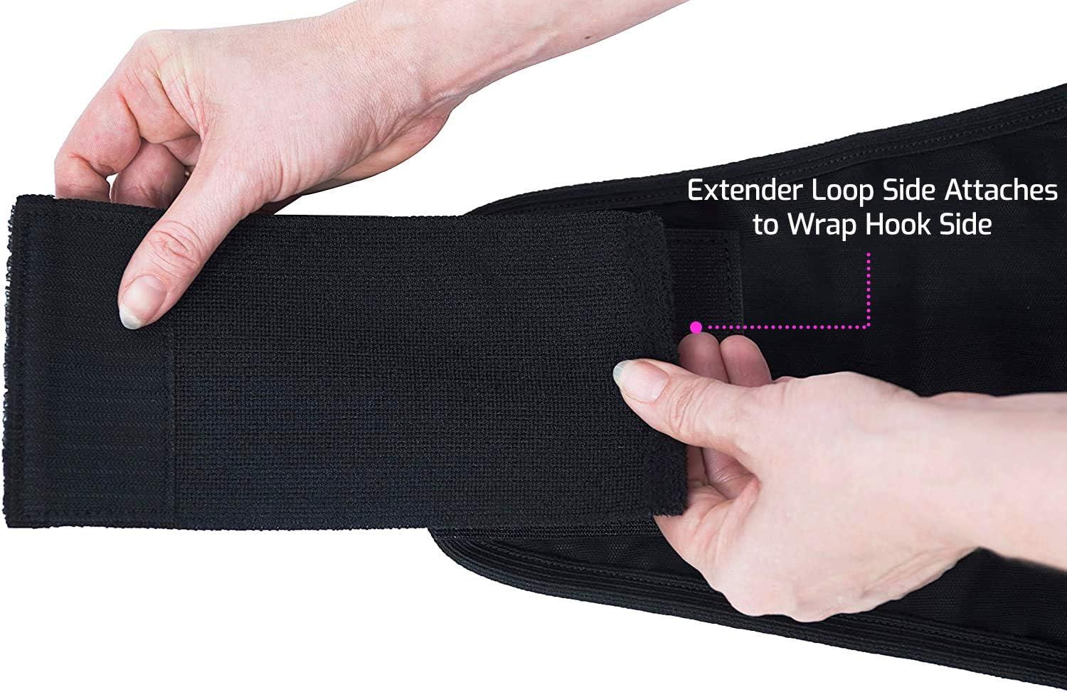 Spand-Ice Extender Strap - Multipurpose Elastic Hook and Loop Extension for Ice Packs, Ice Belts, Braces, Vests, Wraps, and Belts - Made in USA (4