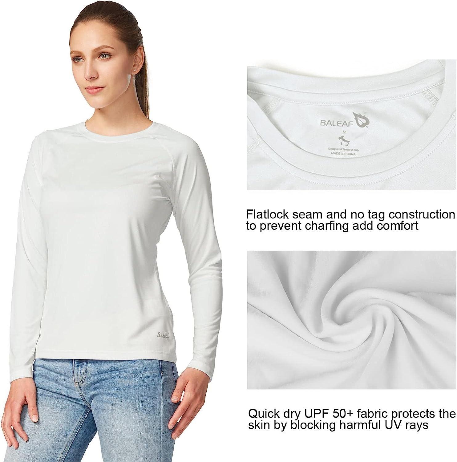 BALEAF Women's Long Sleeve T-Shirt: UPF 50+ Sun Protection for