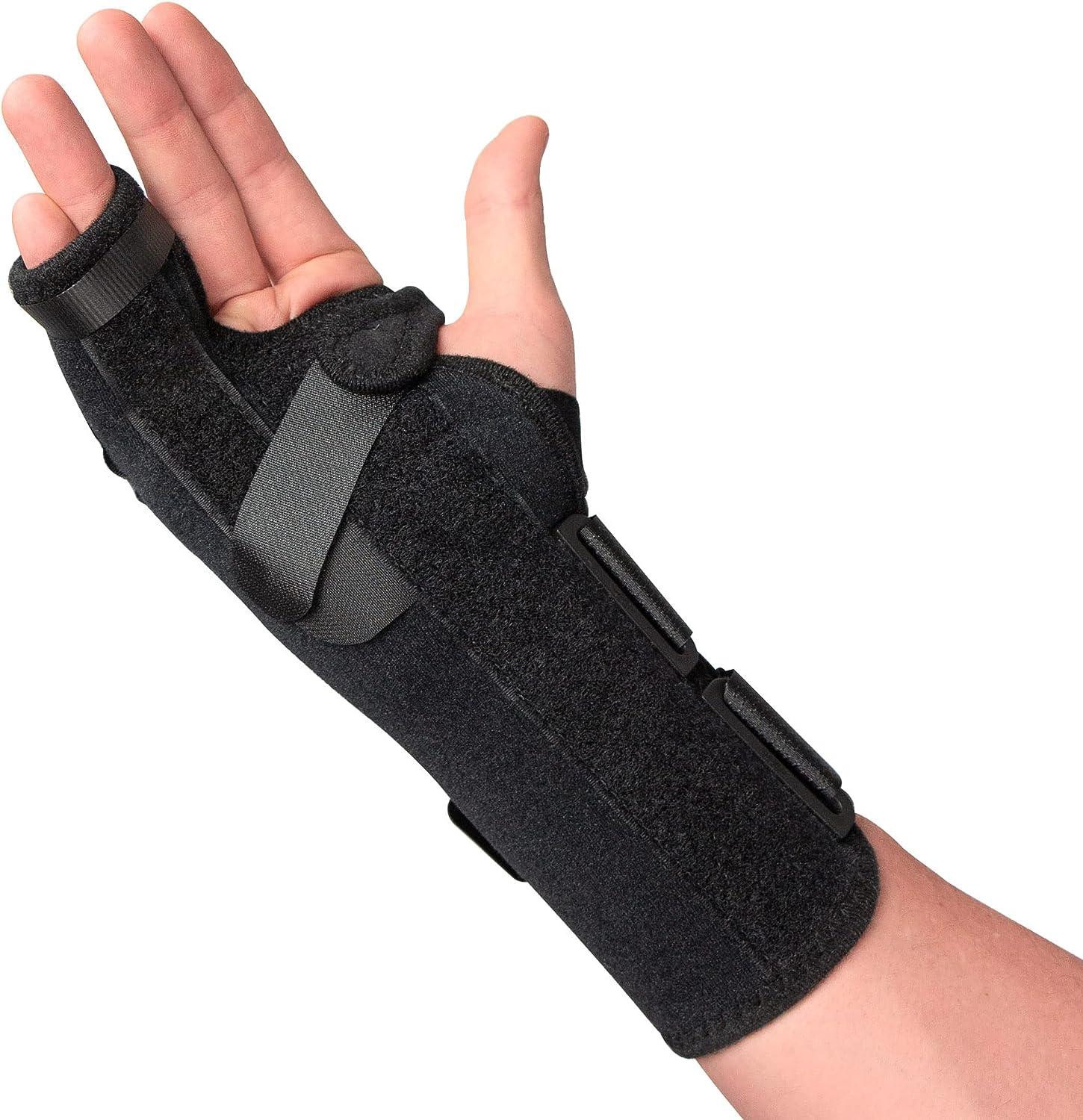 The Boxer Orthopedic Hand & Wrist Brace – Wrist Support Brace for Women &  Men – Comfortable Wrist & Hand Wraps w/Finger Splints for Metacarpal