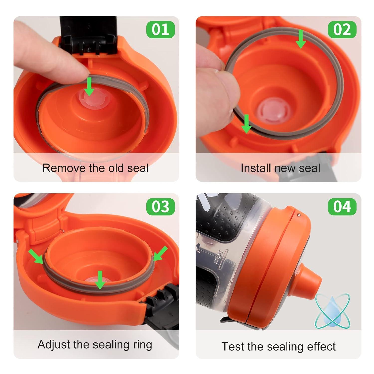 Silicone Water Bottle Gaskets, Silicone Lid Replacement