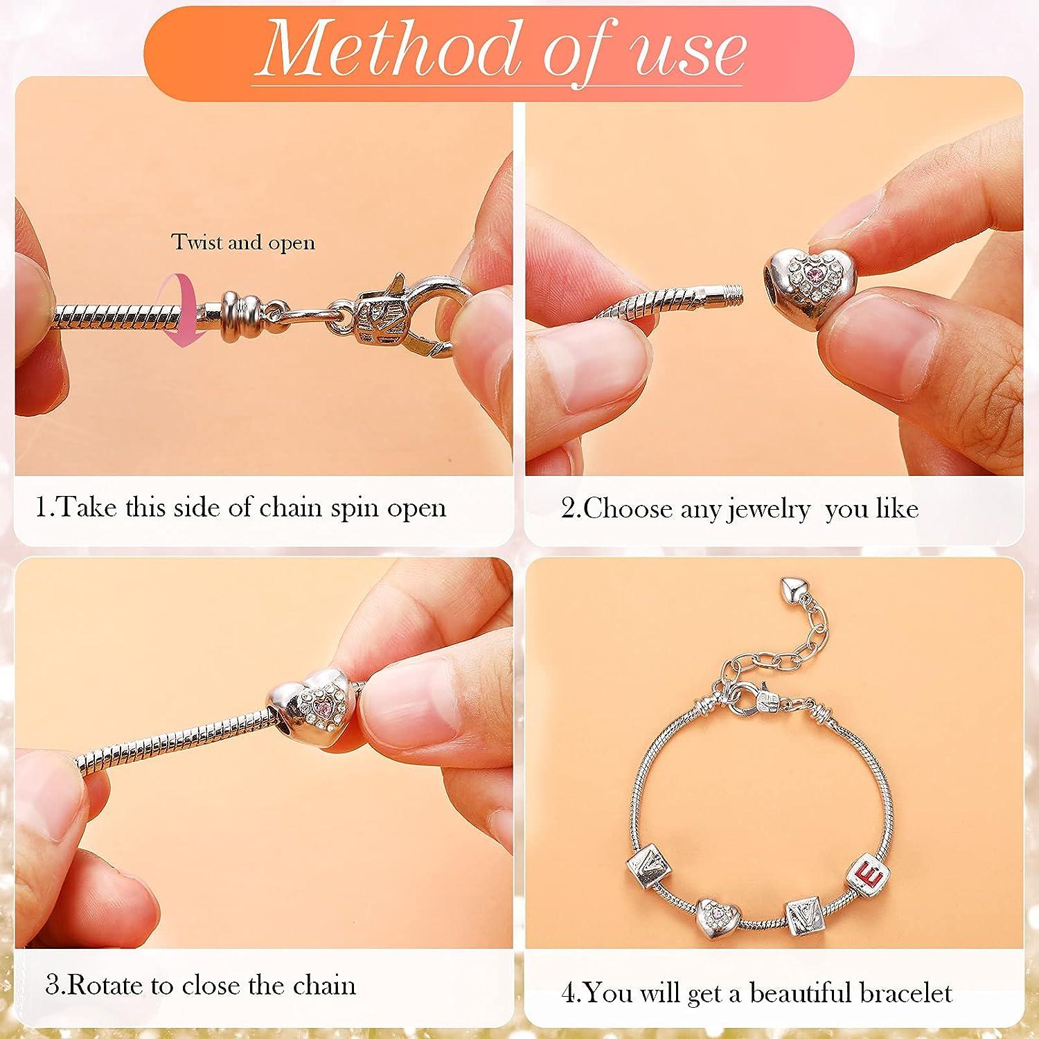 Pandora style bracelet extenders, extend any India