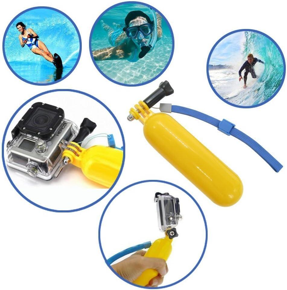 TEKCAM Action Camera Selfie Stick Floating Hand Grip Compatible