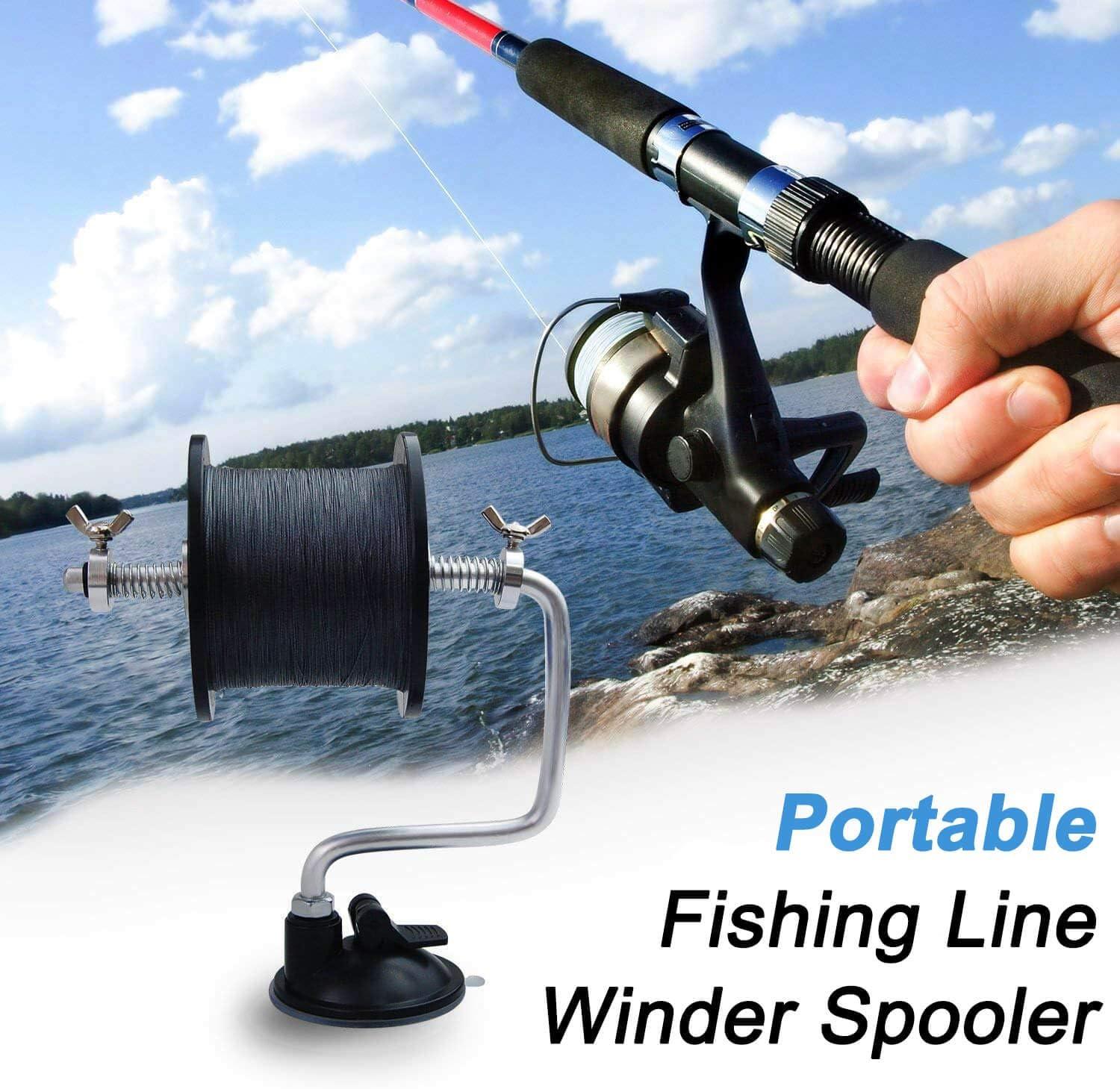 Fishing Line Spooler Portable Fishing Reel Winder Spooler with