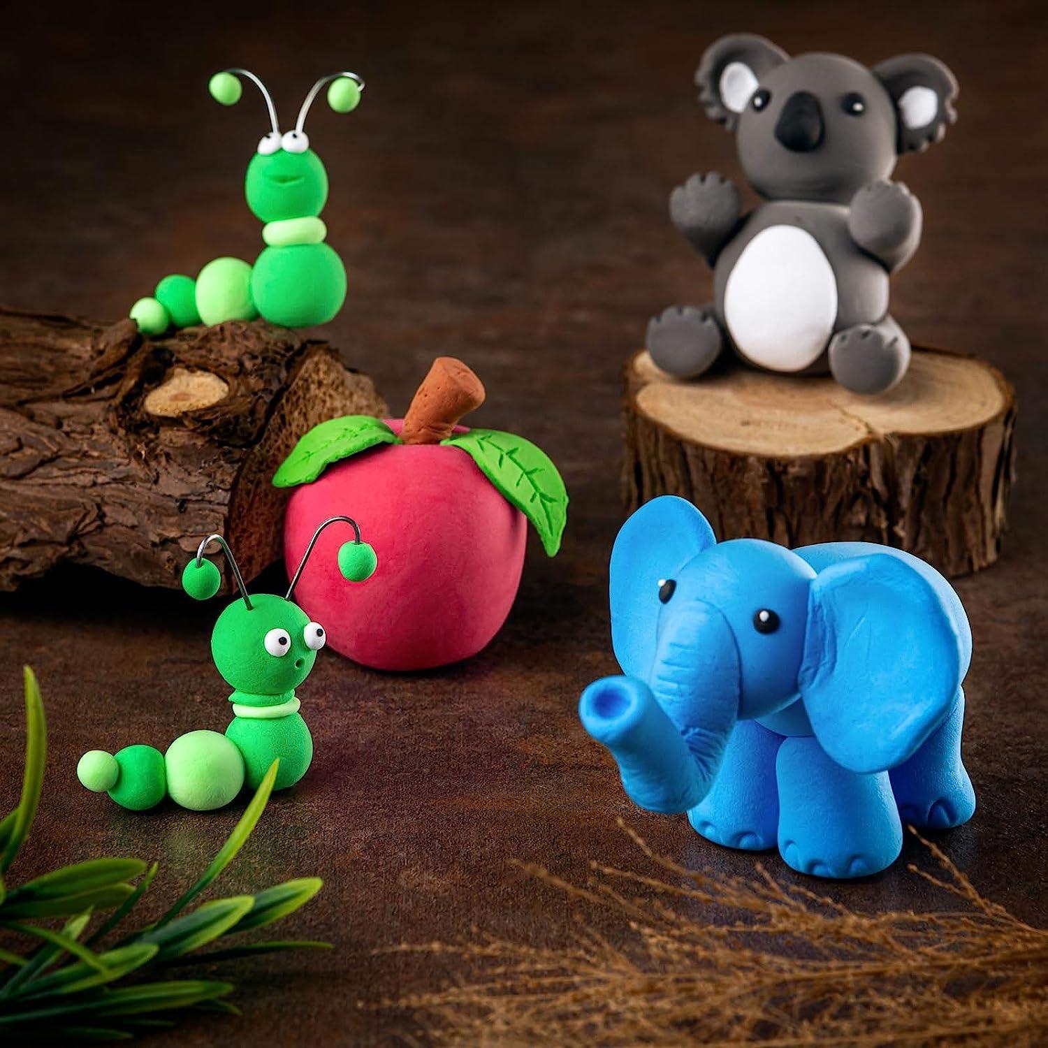 modeling clay animals