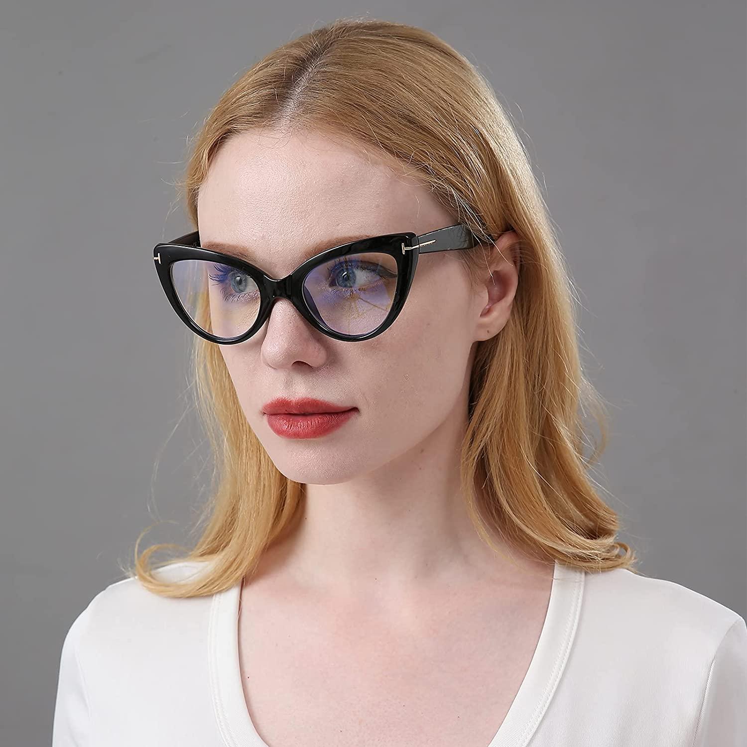 Cute Fashion Glasses Women, Anti Blue Light Cute Glasses