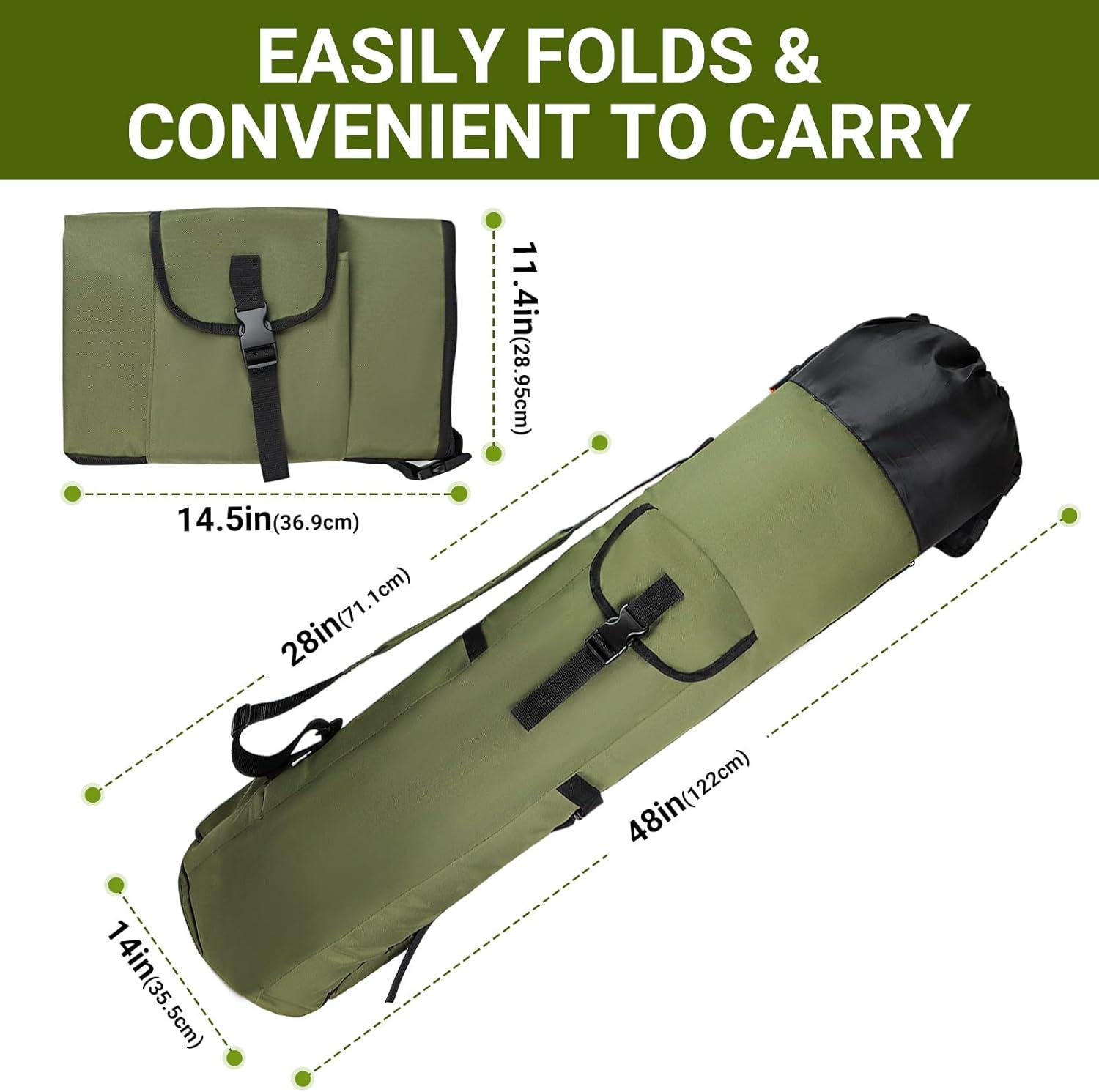 Portable Fishing Tackle Bag Fishing Pole Carrier Fishing Bag