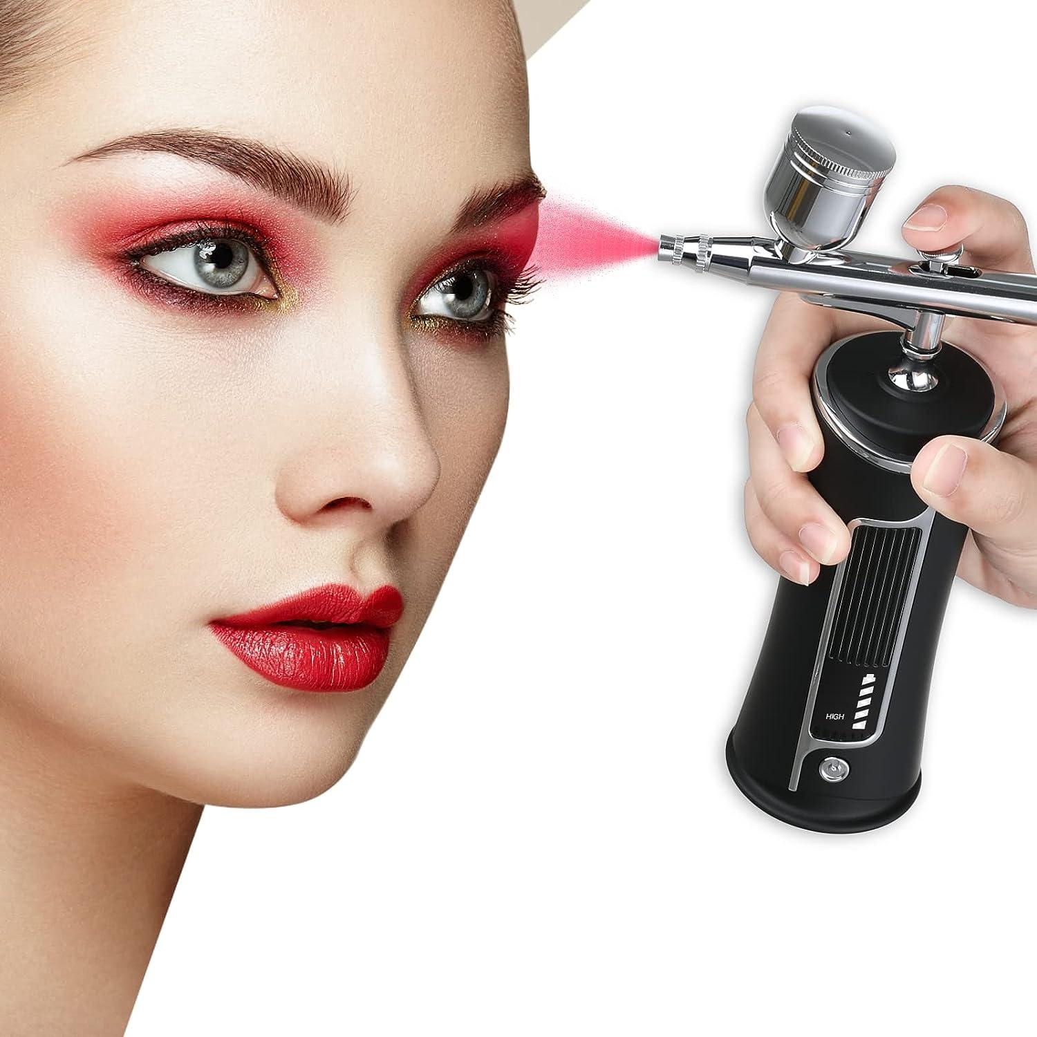 China Auto Cordless Airbrush Make Up Kit with Side Feed Cup