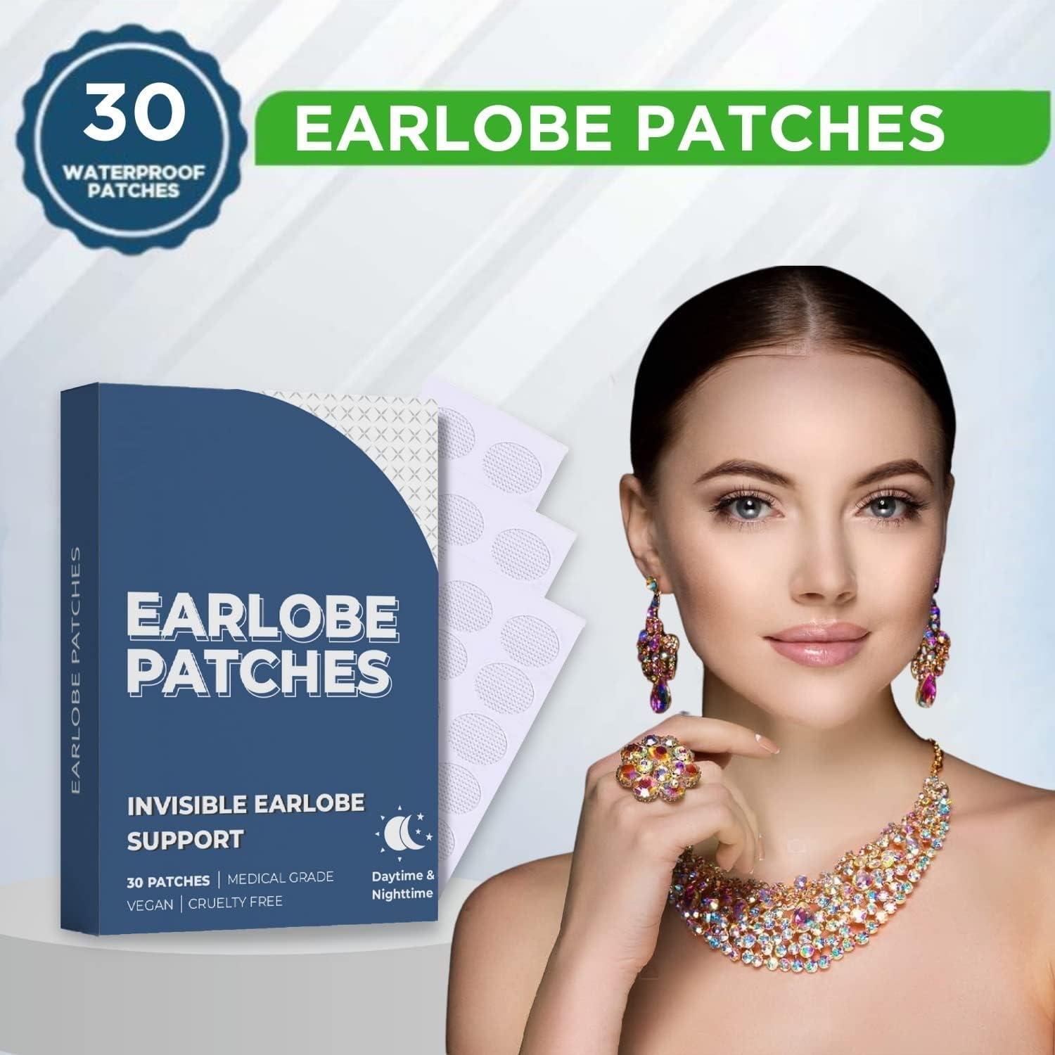 Ear Lobe Tape Invisible Ear Lobe Support Patch for Heavy Earrings ear patch  for swimming bathing. at best price in Surat