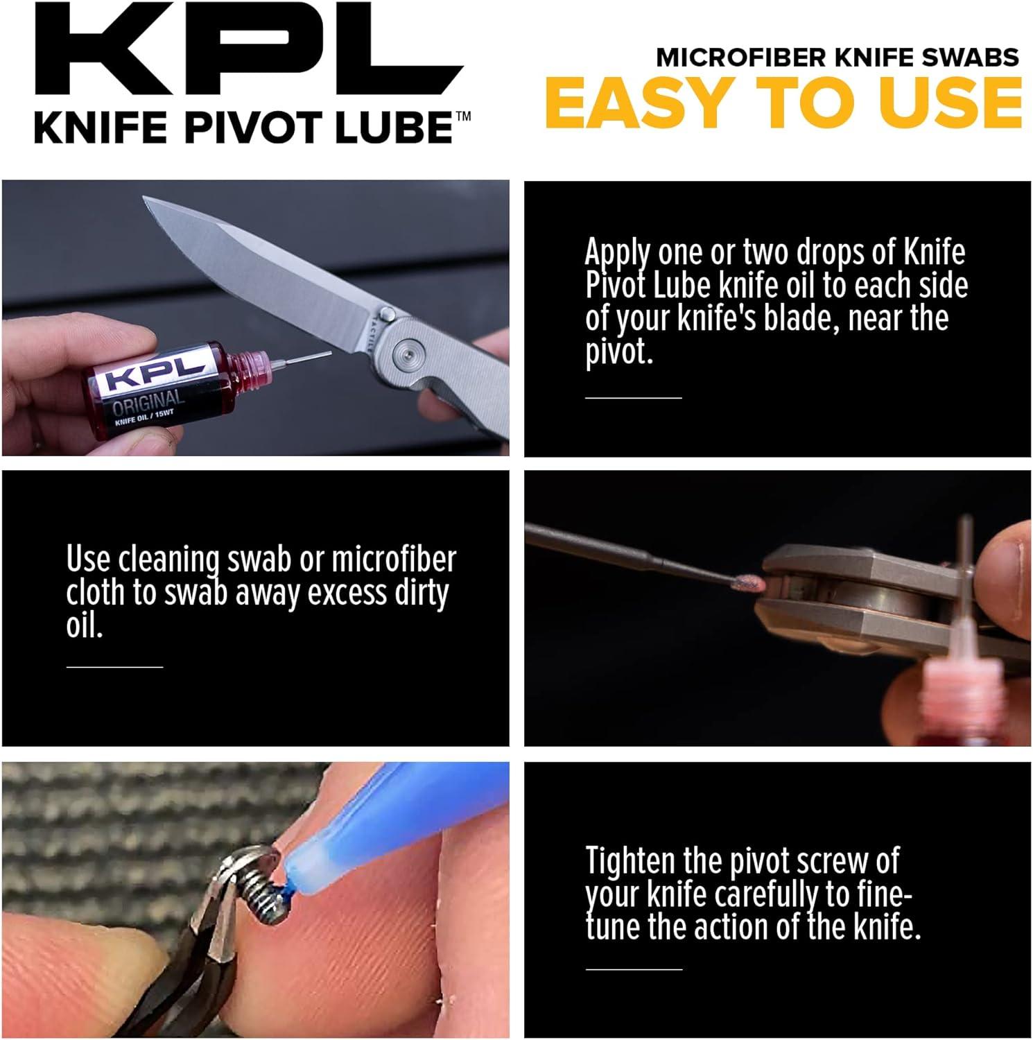 Knife Pivot Lube KPL Maintenance Kit, 10mL Bottle with Needle
