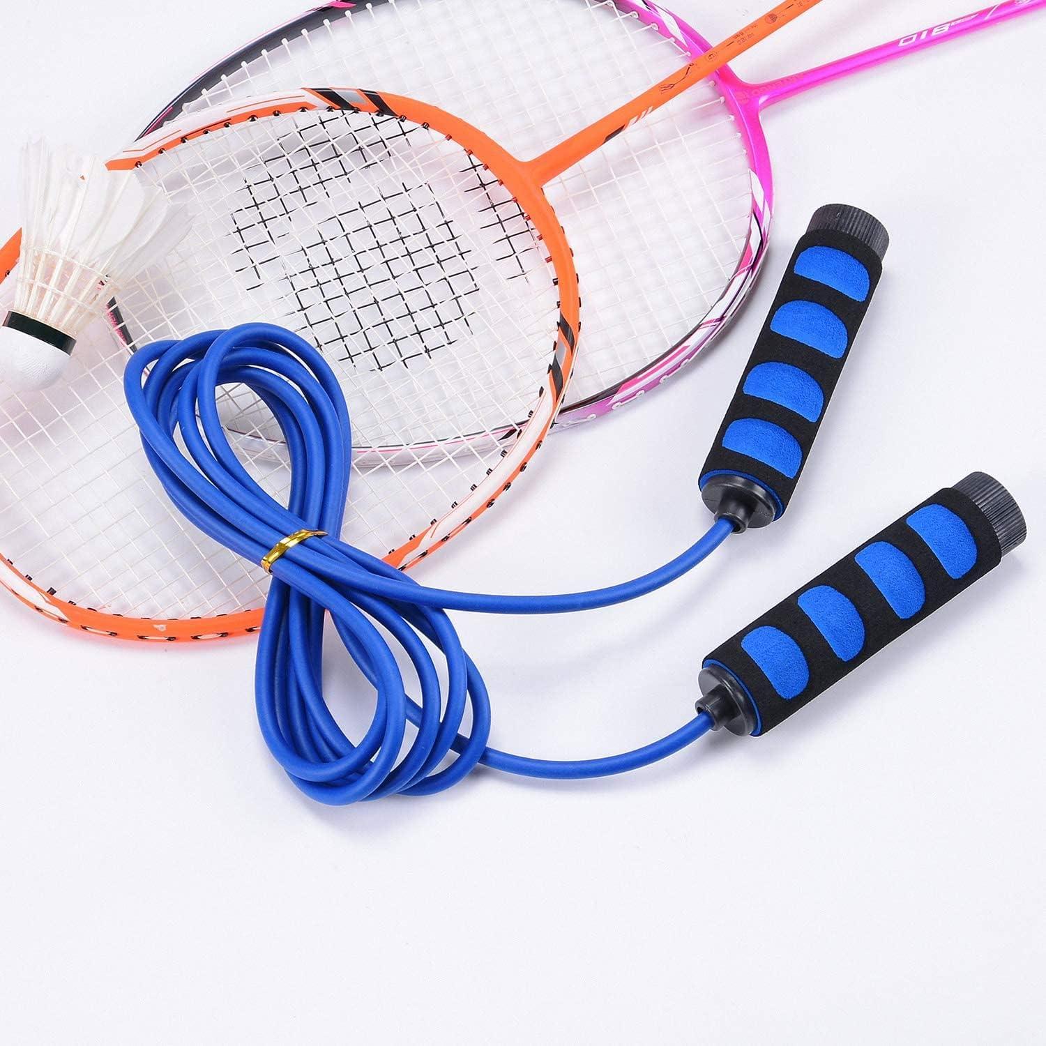 HITOP Jump Rope Adjustable for Adult Kids Boys Christmas Stocking Stuffers  for Women Girls Gift Toys Sport Fitness Workout Jump Rope for Kids Women  and Men Blue