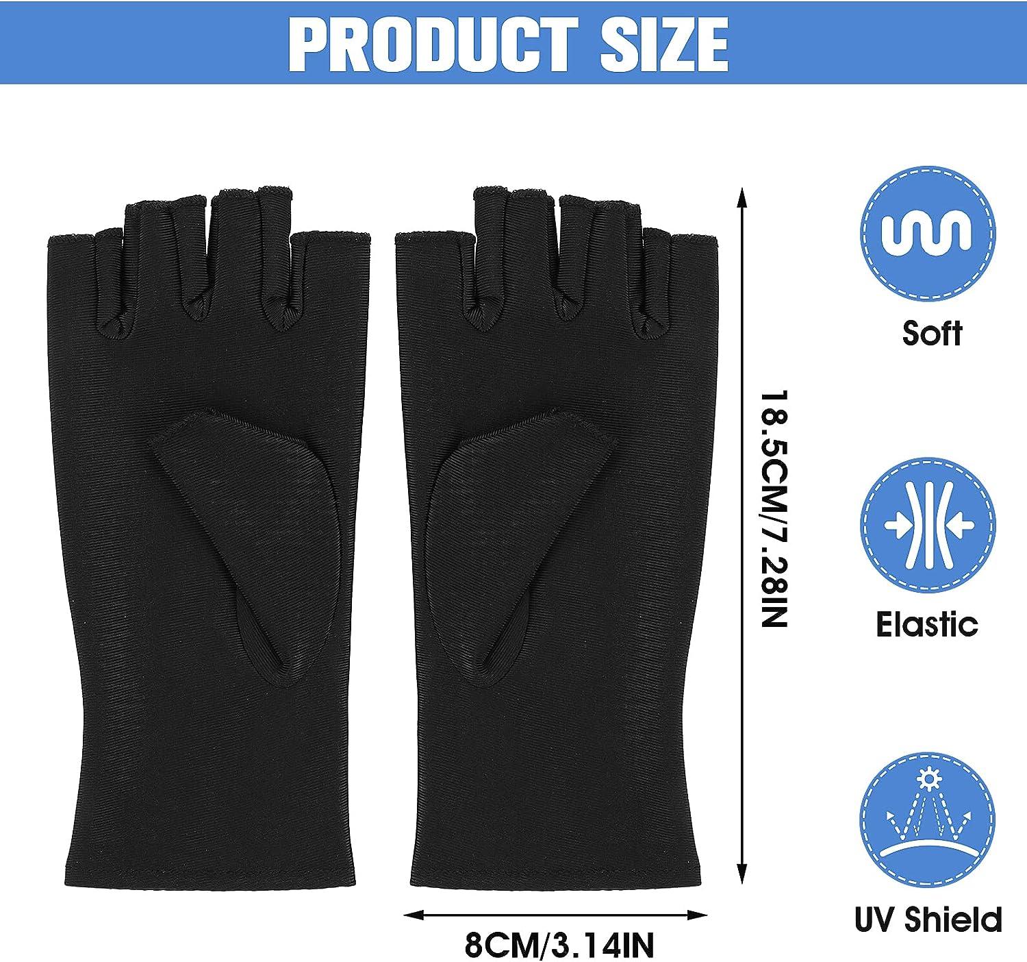 Nail Art Glove UV Protection Glove Anti Black Gloves Protecter