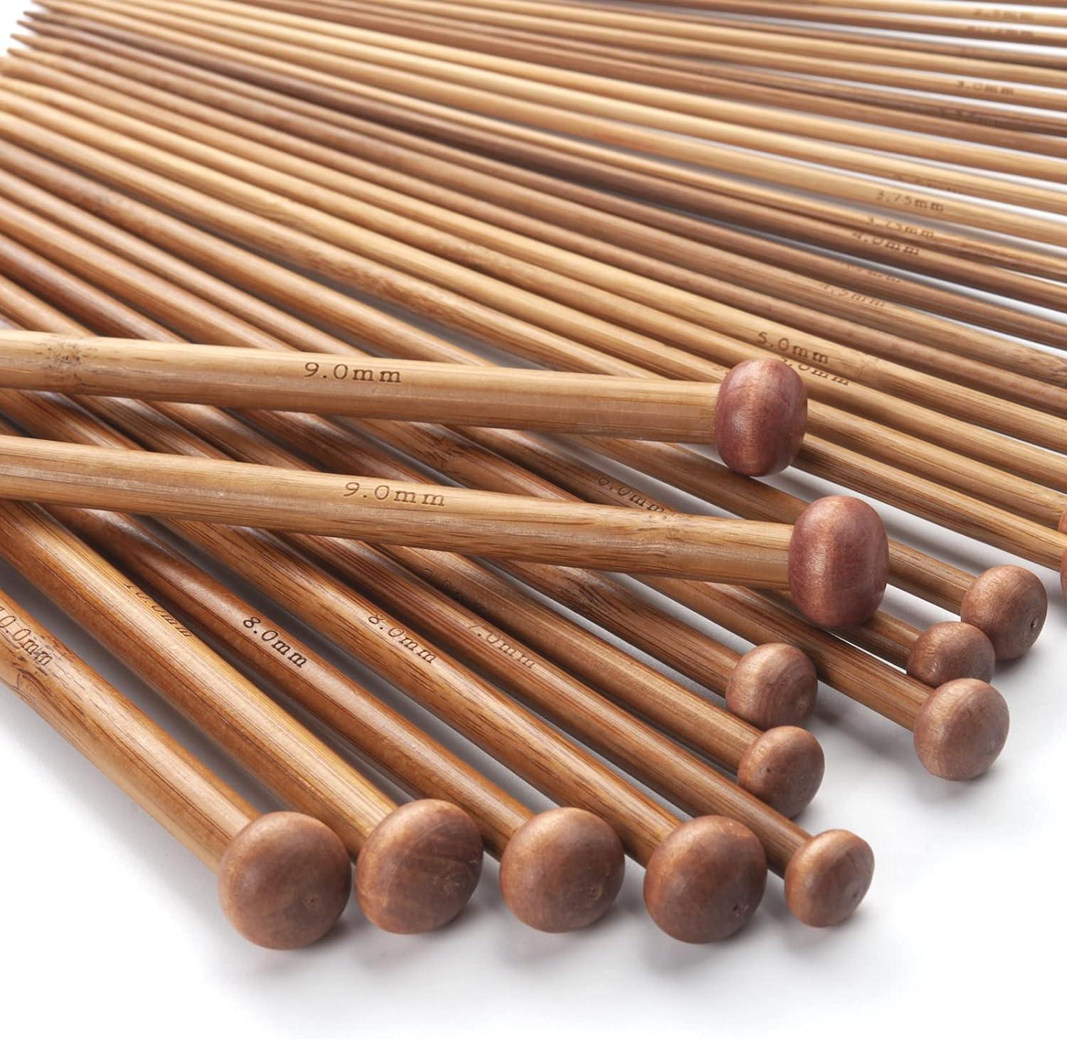 16 inch Bamboo Circular Knitting Needles (0-10, 10.5 & 11)