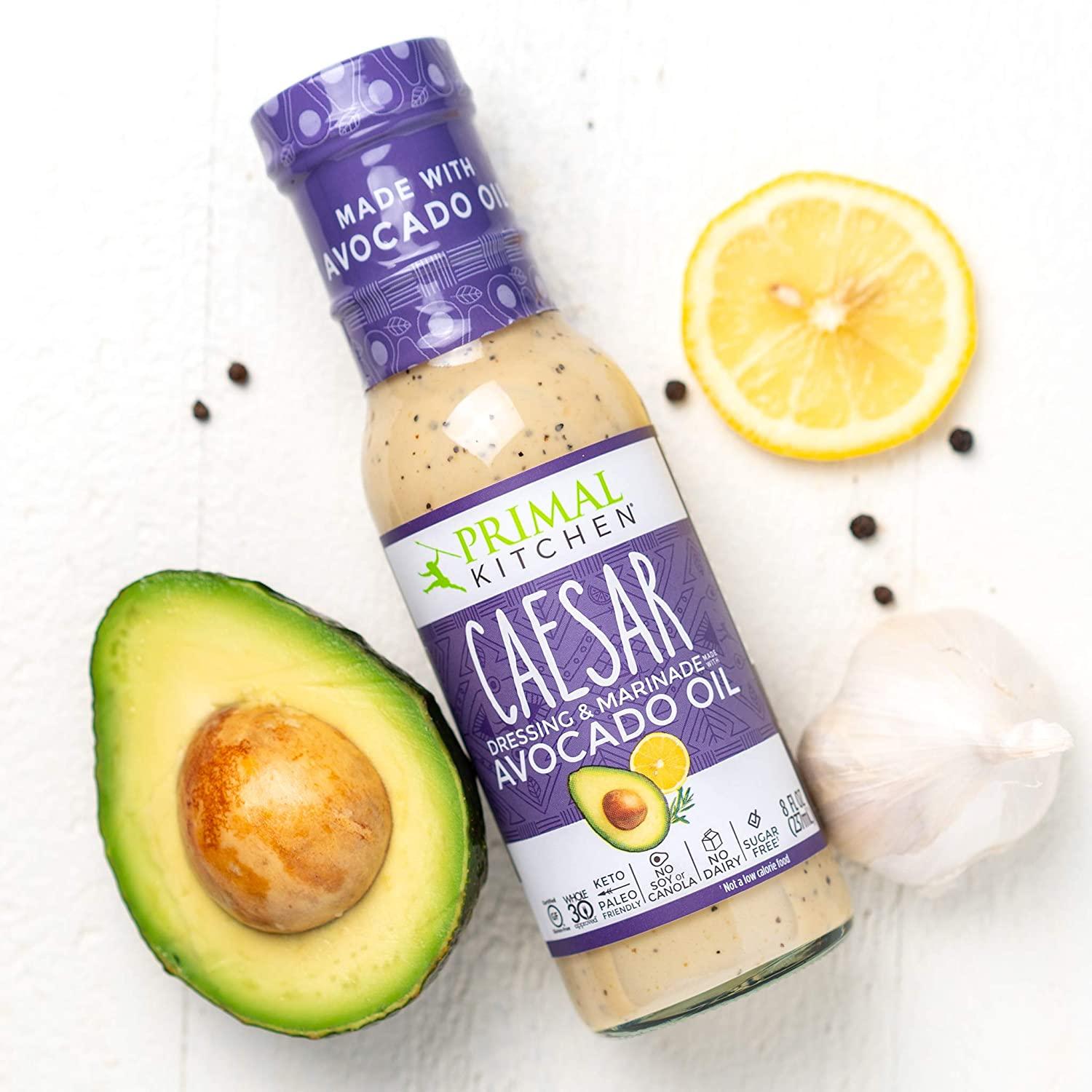 Primal Kitchen Green Goddess Salad Dressing & Marinade made with Avocado  Oil, Whole30 Approved, Paleo Friendly, and Keto Certified, 8 Fluid Ounces