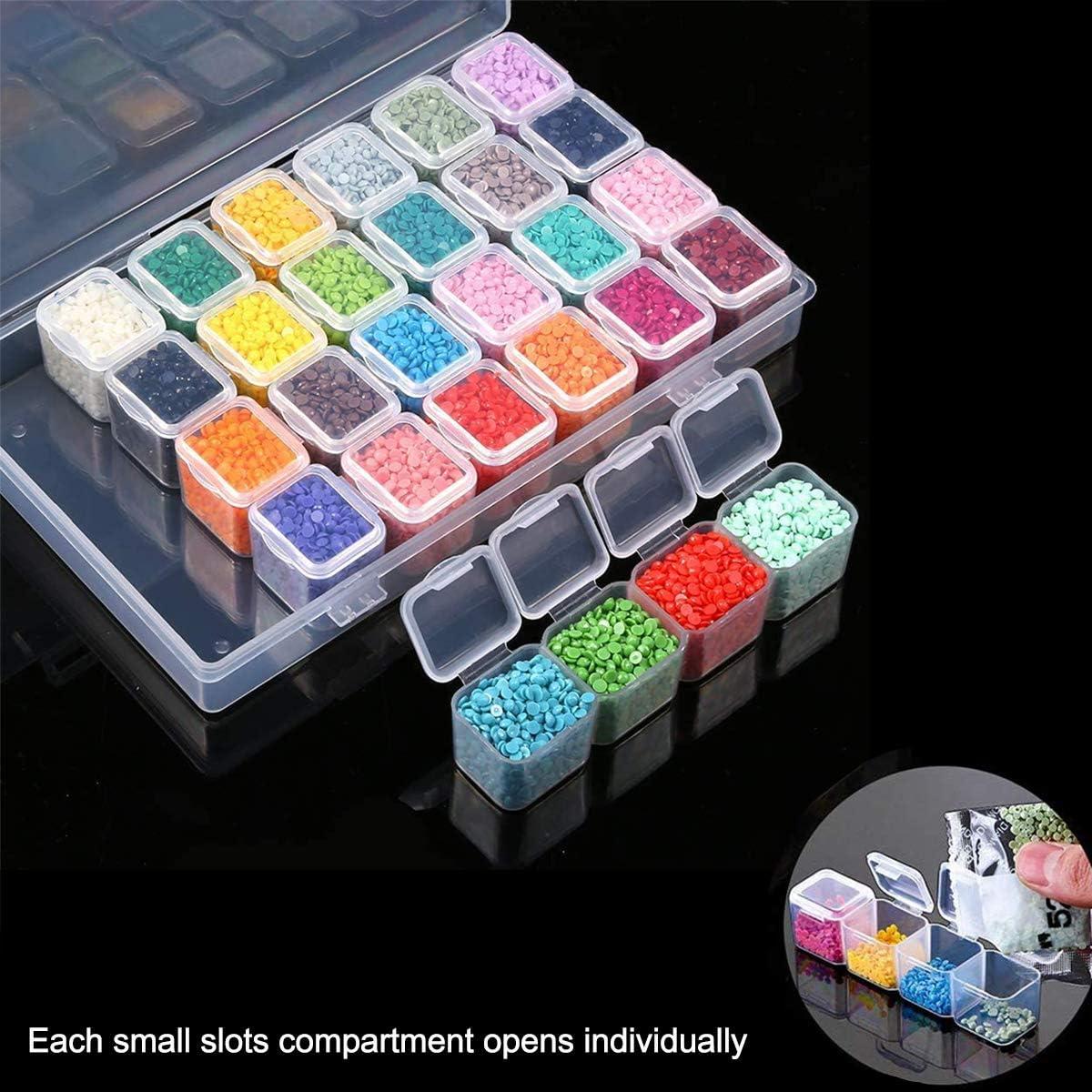 305 Pcs Diamond Painting Kit with Embroidery Storage Box, Rollers