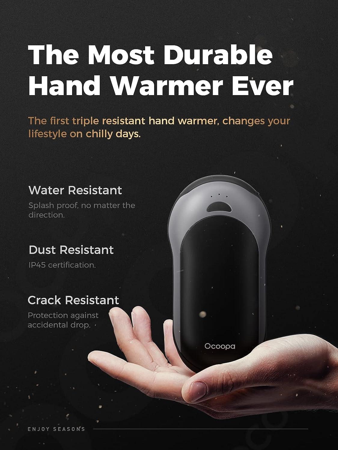 OCOOPA Rechargeable Hand Warmer Heater 15h, Fast Charging 10000mAh
