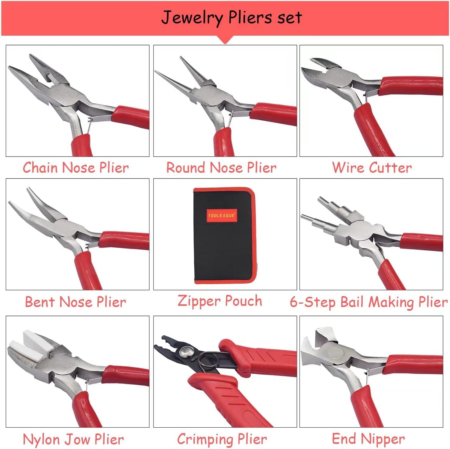 Stainless Steel Jewelry Pliers Round Nose Plier Wire Cutter Plier Side  Cutting Pliers For Jewelry Making DIY Crafts Jewelry Pliers