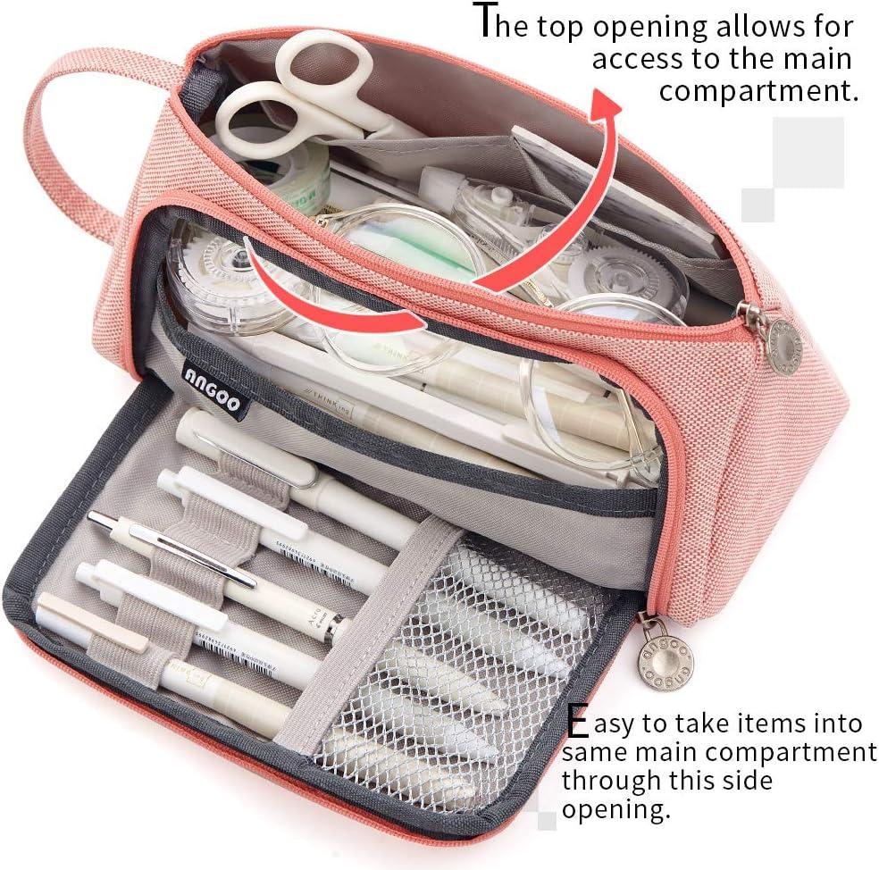Storage Handbag Pouch Pens Ruler Stationery, Angoo Pencil Case Pouch