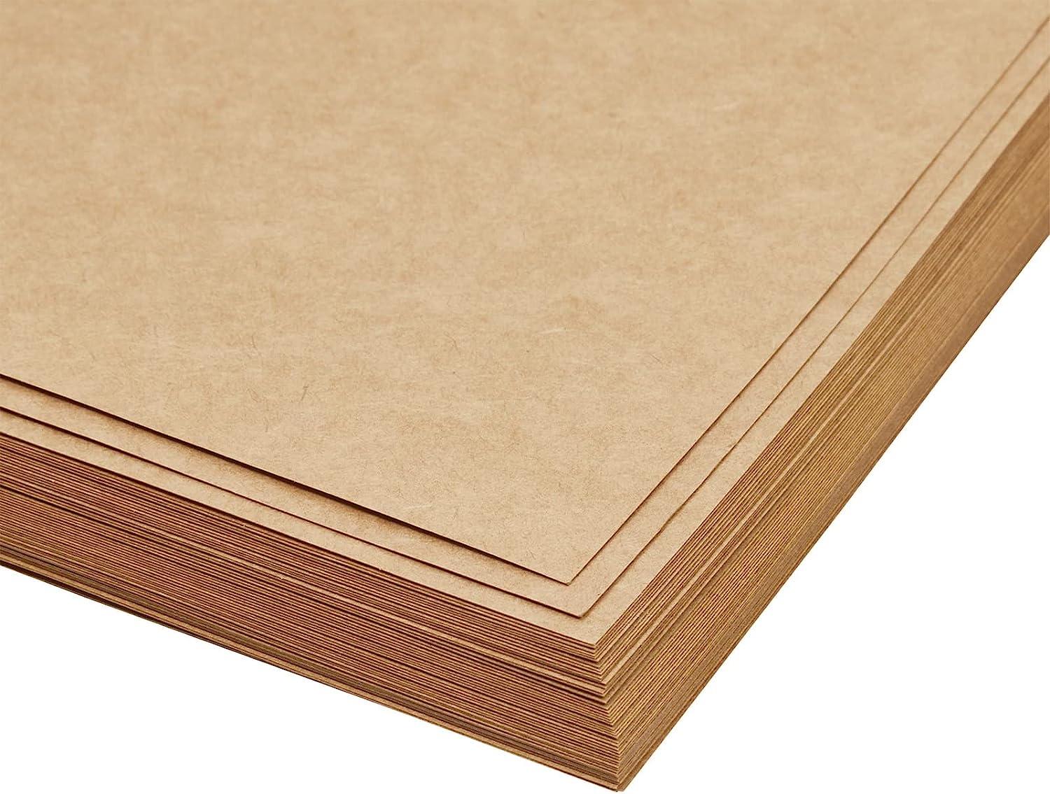 6 Pack Kraft Blank Notebooks for Kids, 24 Sheets Each, 8.5x11 in, Brown