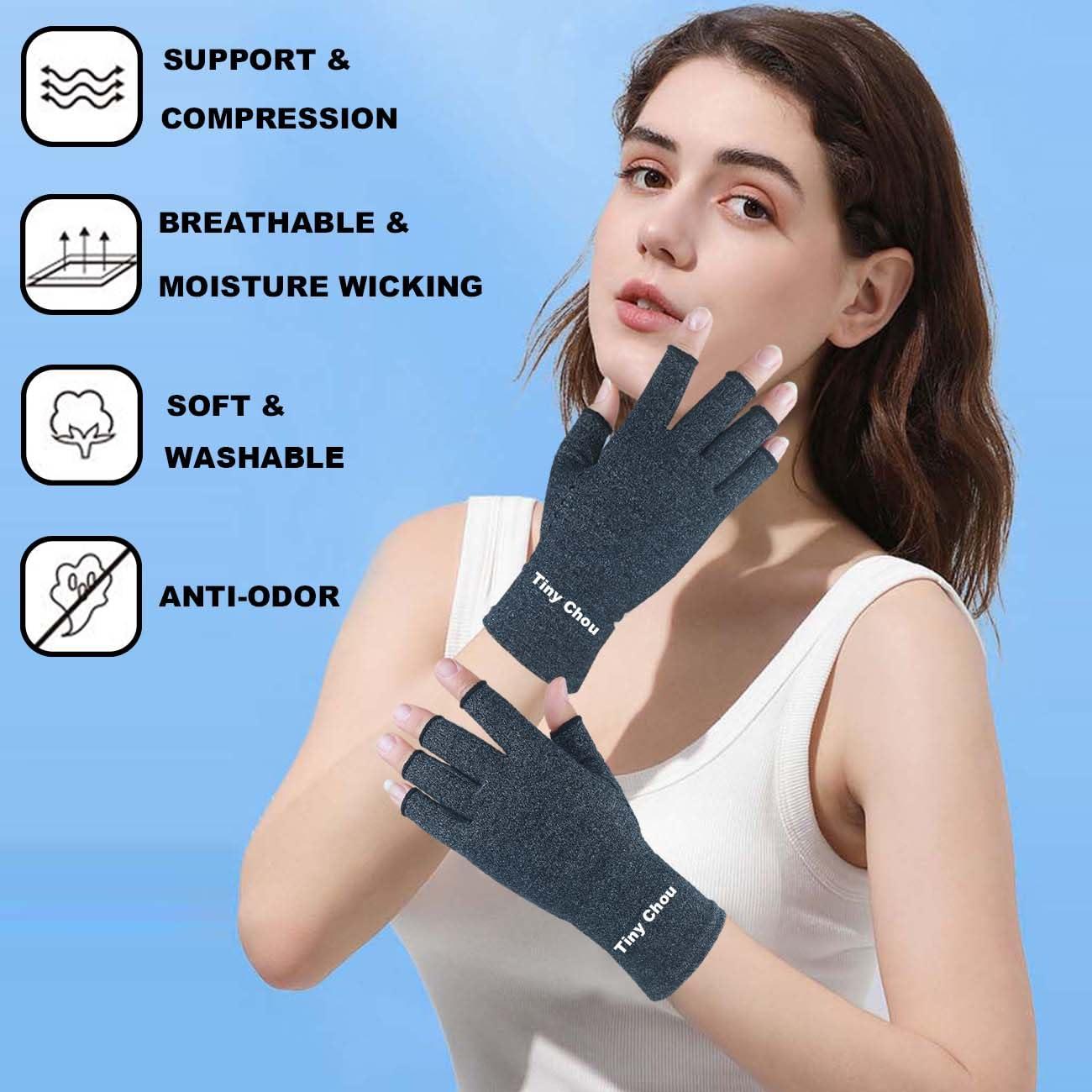 1 Pair Anti-slip Fishing Gloves Three Fingerless Soft Gloves For