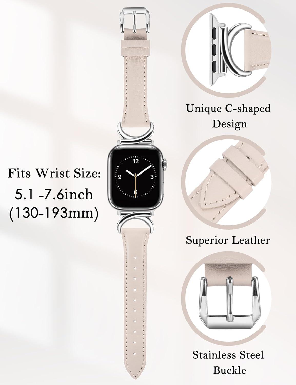 Luxury Apple Watch Bands Straps for Series 9 8 45mm Ultra 49mm