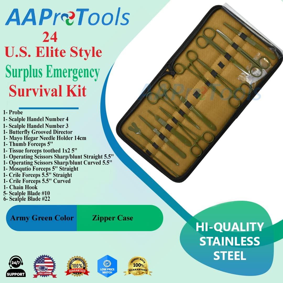 ASA TECHEMD 450+Pcs Emergency Survival Kit Professional Survival