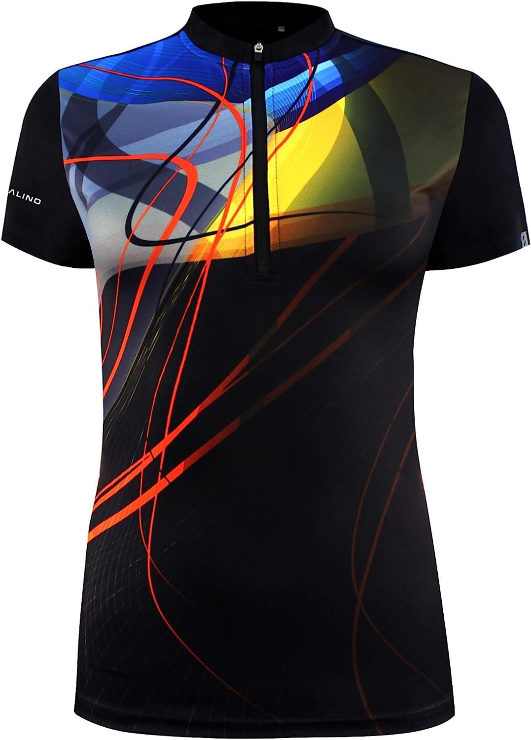 SAVALINO Men's Sublimation Bowling Jersey - Material Wicks Sweat And Dry  Quickly - Size S-5XL